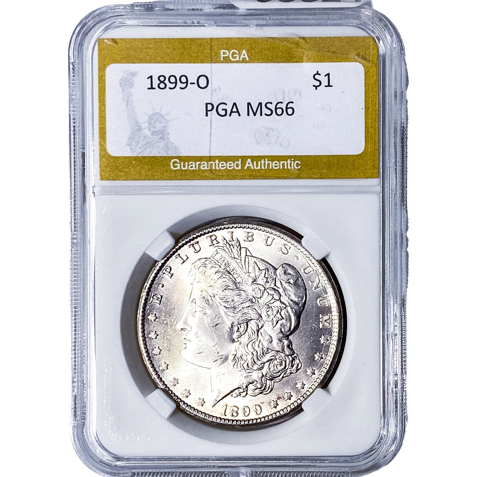 1899-O Morgan Silver Dollar PGA MS66: 1899-O Morgan Silver Dollar PGA MS66