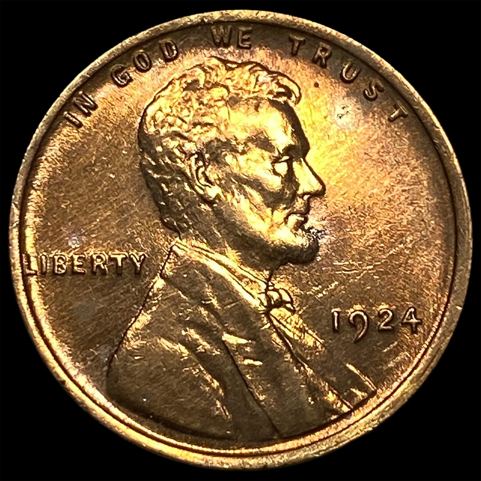 1924 Lincoln Wheat Cent GEM PROOF: 1924 Lincoln Wheat Cent GEM PROOF