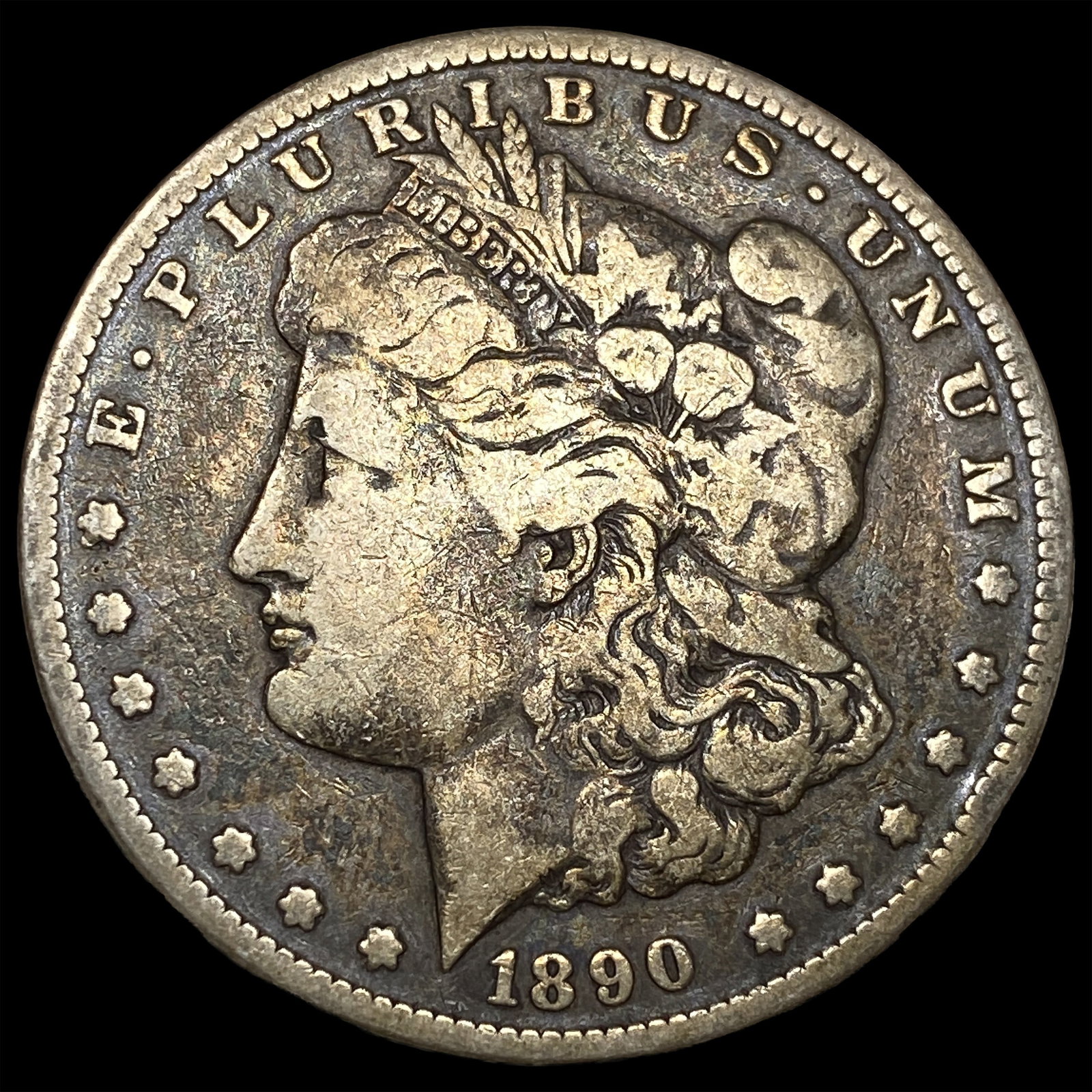1890-CC Silver Morgan Dollar LIGHTLY CIRCULATED (1 of 2)