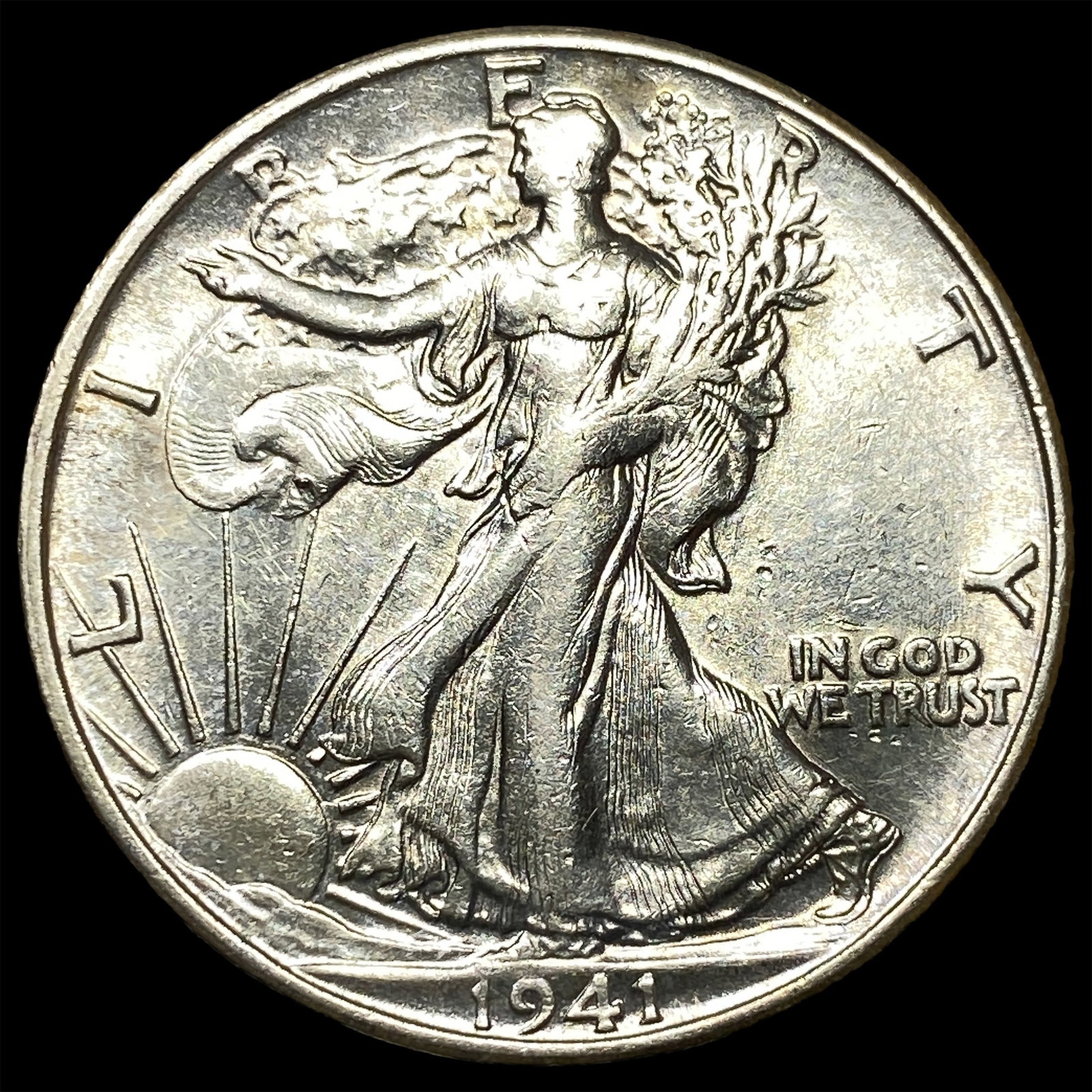 1941-S Silver Half Dollar UNCIRCULATED (1 of 2)