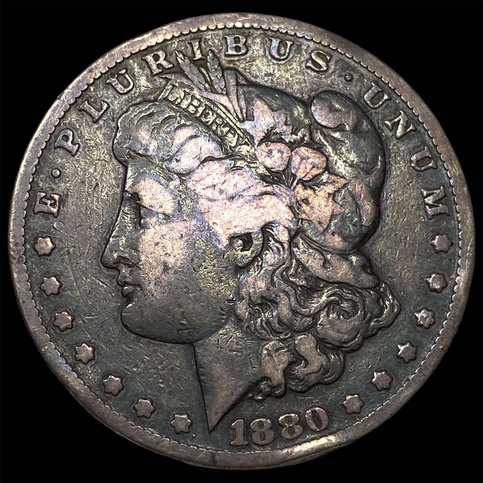 1880-CC Silver Morgan Dollar NICELY CIRCULATED: 1880-CC Silver Morgan Dollar NICELY CIRCULATED