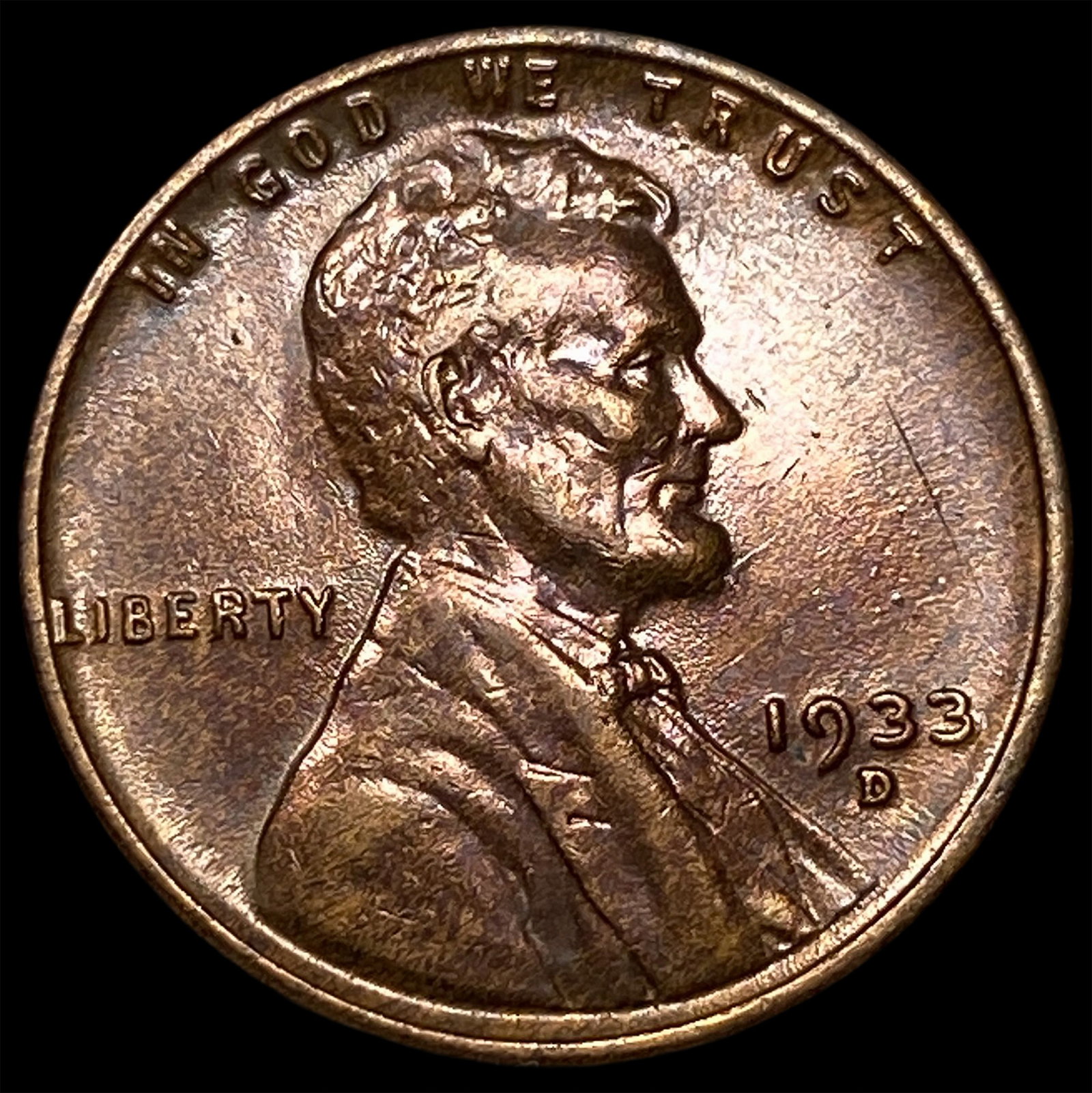 1933-D Lincoln Wheat Cent UNCIRCULATED: 1933-D Lincoln Wheat Cent UNCIRCULATED