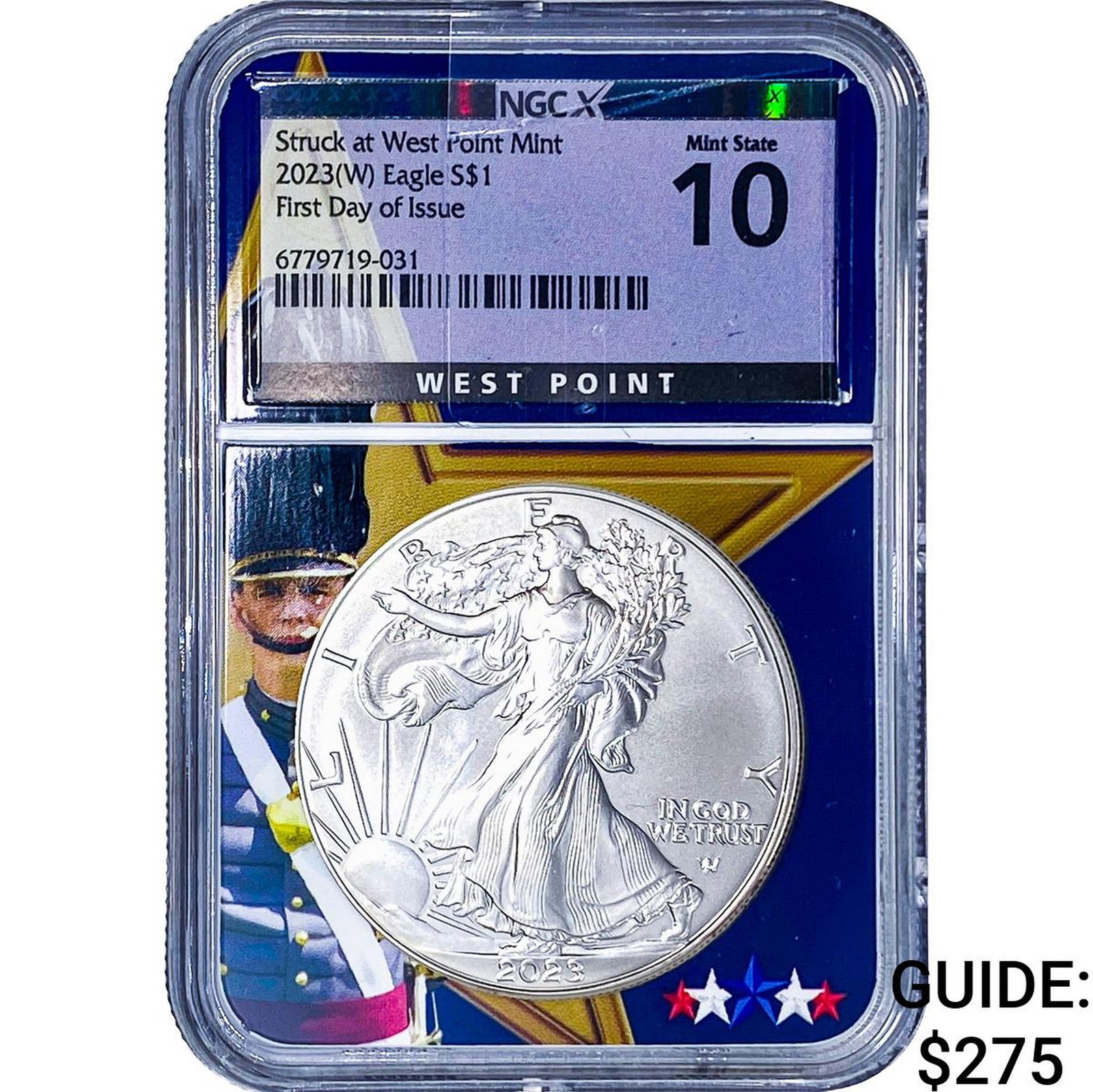 2023 Silver Eagle NGC MS10: 2023 Silver Eagle NGC MS10