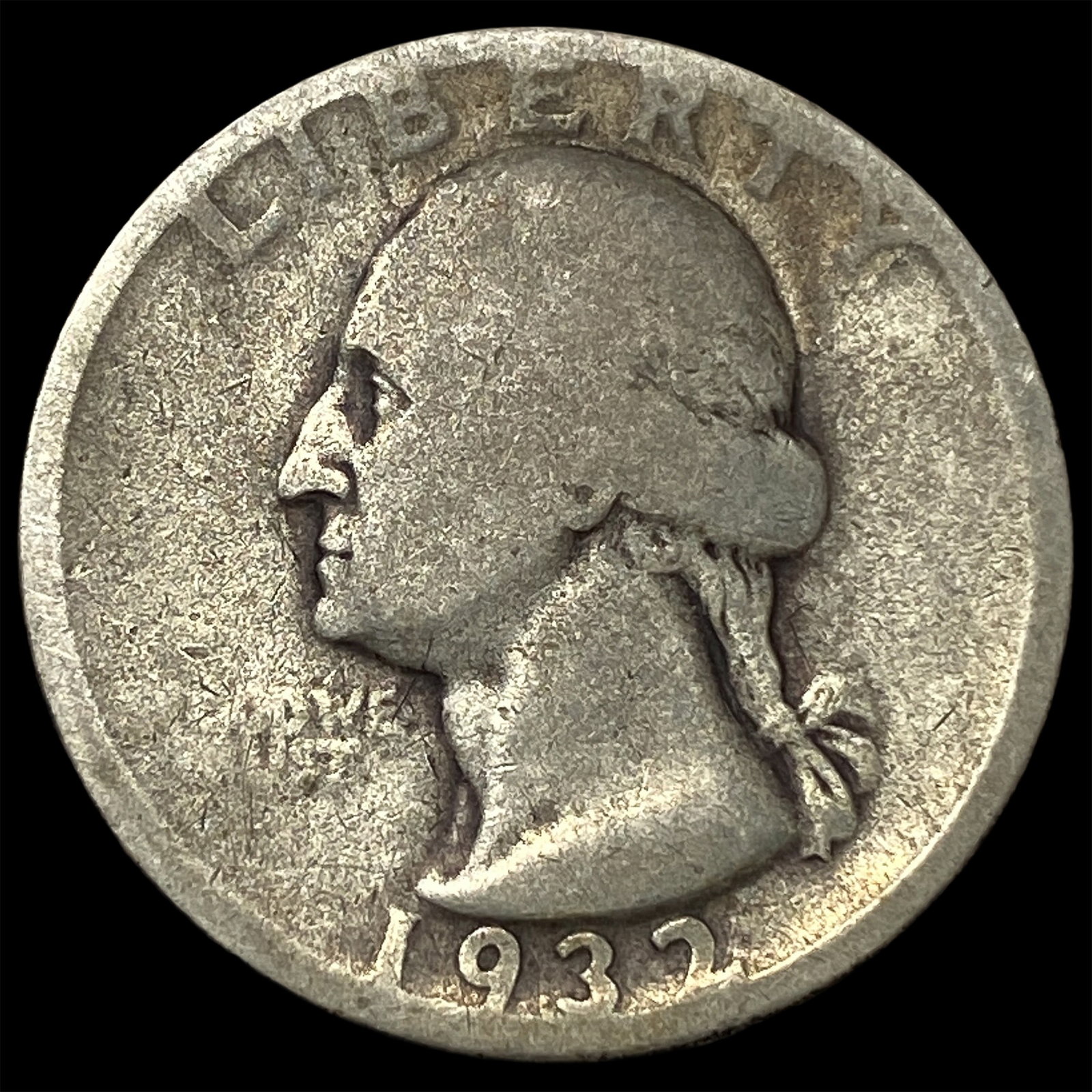 1932-D Silver Washington Quarter NICELY CIRCULATED: 1932-D Silver Washington Quarter NICELY CIRCULATED