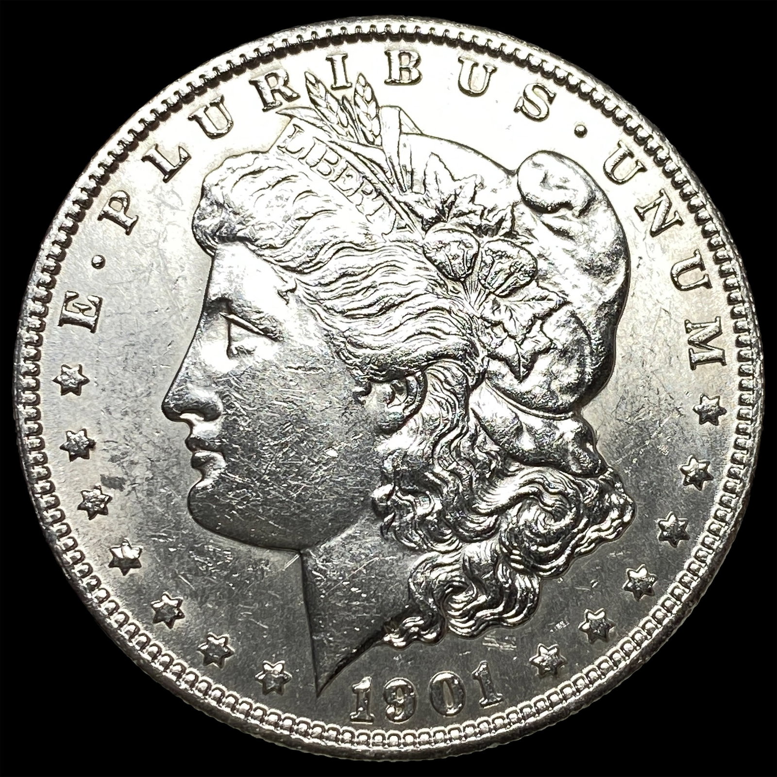 1901 Morgan Silver Dollar CLOSELY UNCIRCULATED: 1901 Morgan Silver Dollar CLOSELY UNCIRCULATED