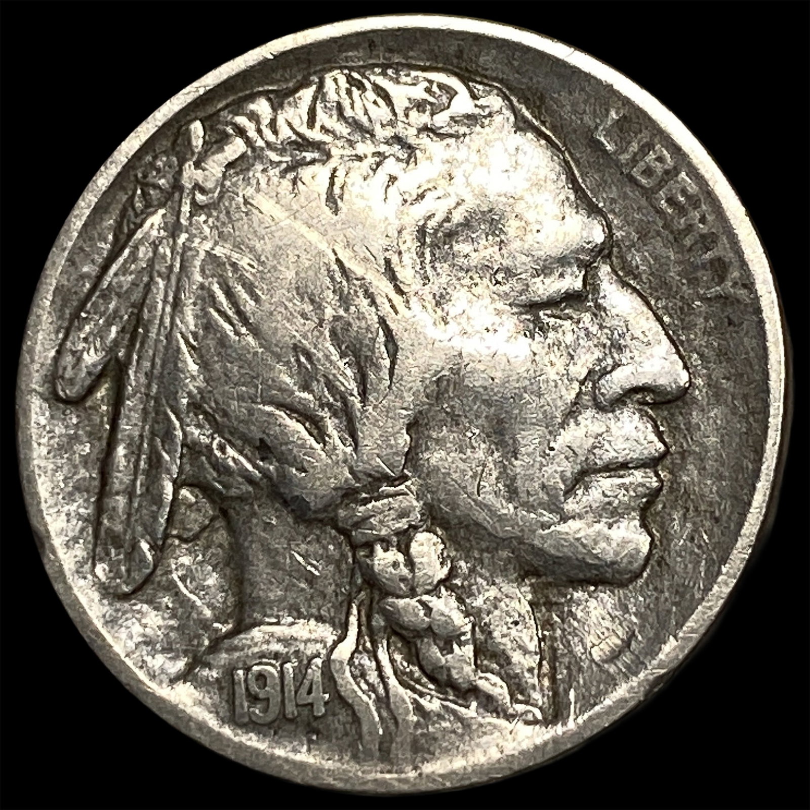 1914-S Buffalo Nickel NEARLY UNCIRCULATED: 1914-S Buffalo Nickel NEARLY UNCIRCULATED