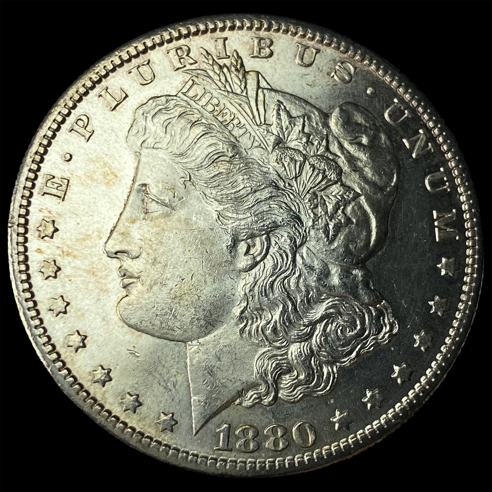 1880-S Silver Morgan Dollar GEM BU (1 of 2)