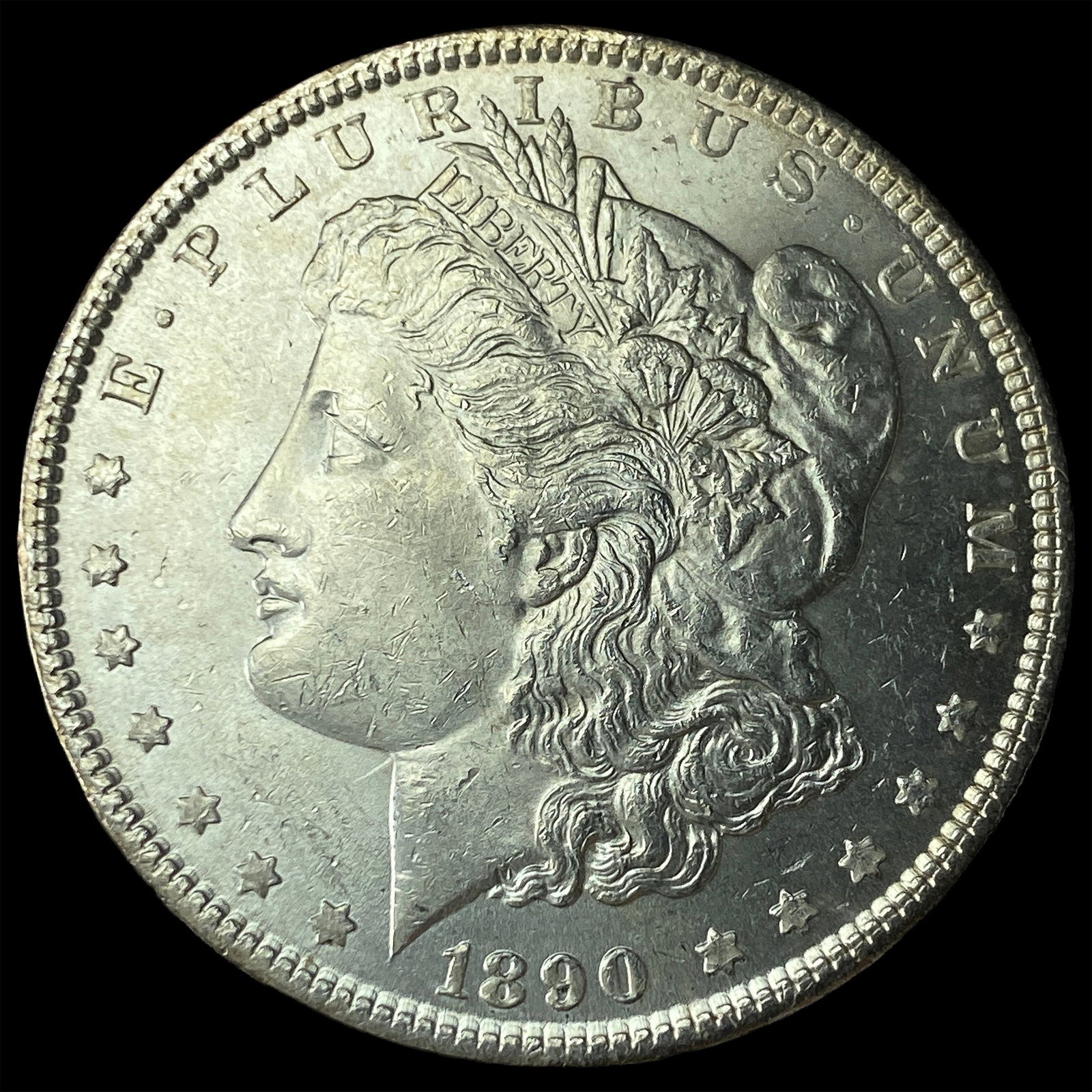 1890 Morgan Silver Dollar CHOICE BU: 1890 Morgan Silver Dollar CHOICE BU