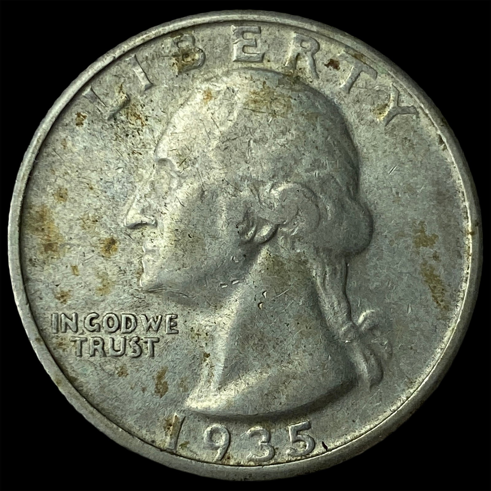 1935-D Silver Washington Quarter UNCIRCULATED: 1935-D Silver Washington Quarter UNCIRCULATED