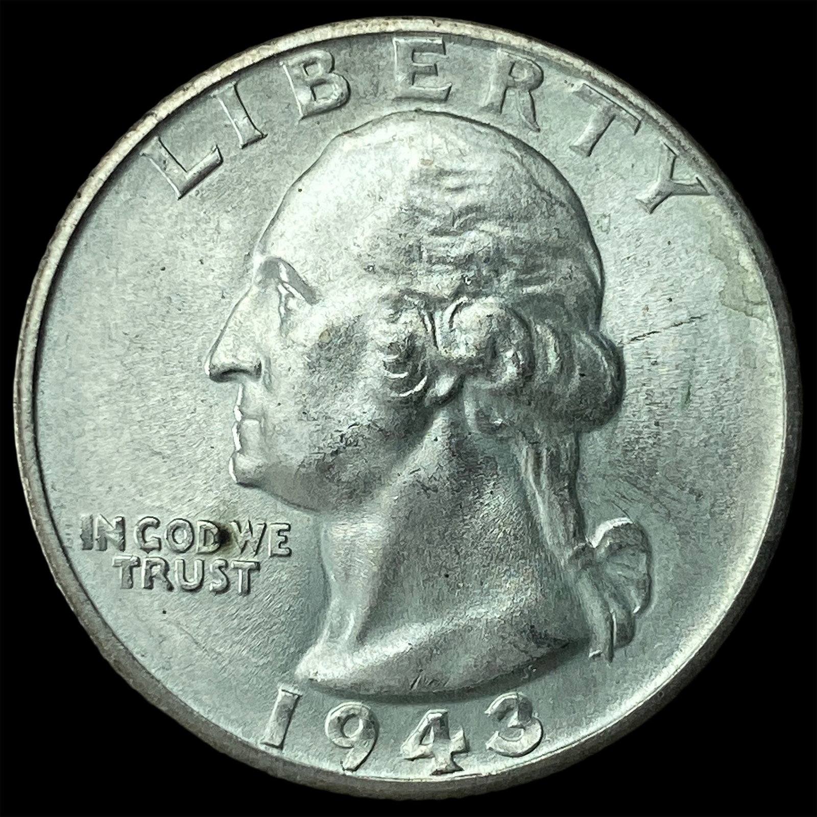 1943-S Silver Washington Quarter CHOICE BU: 1943-S Silver Washington Quarter CHOICE BU