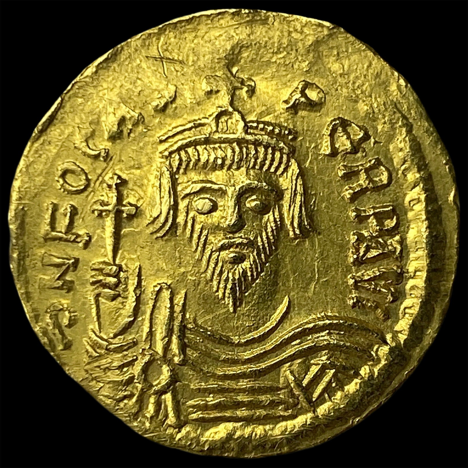 Byzantine Empire Gold Solidus of Emperor Phocas 602-610 AD. CHOICE AU (1 of 2)