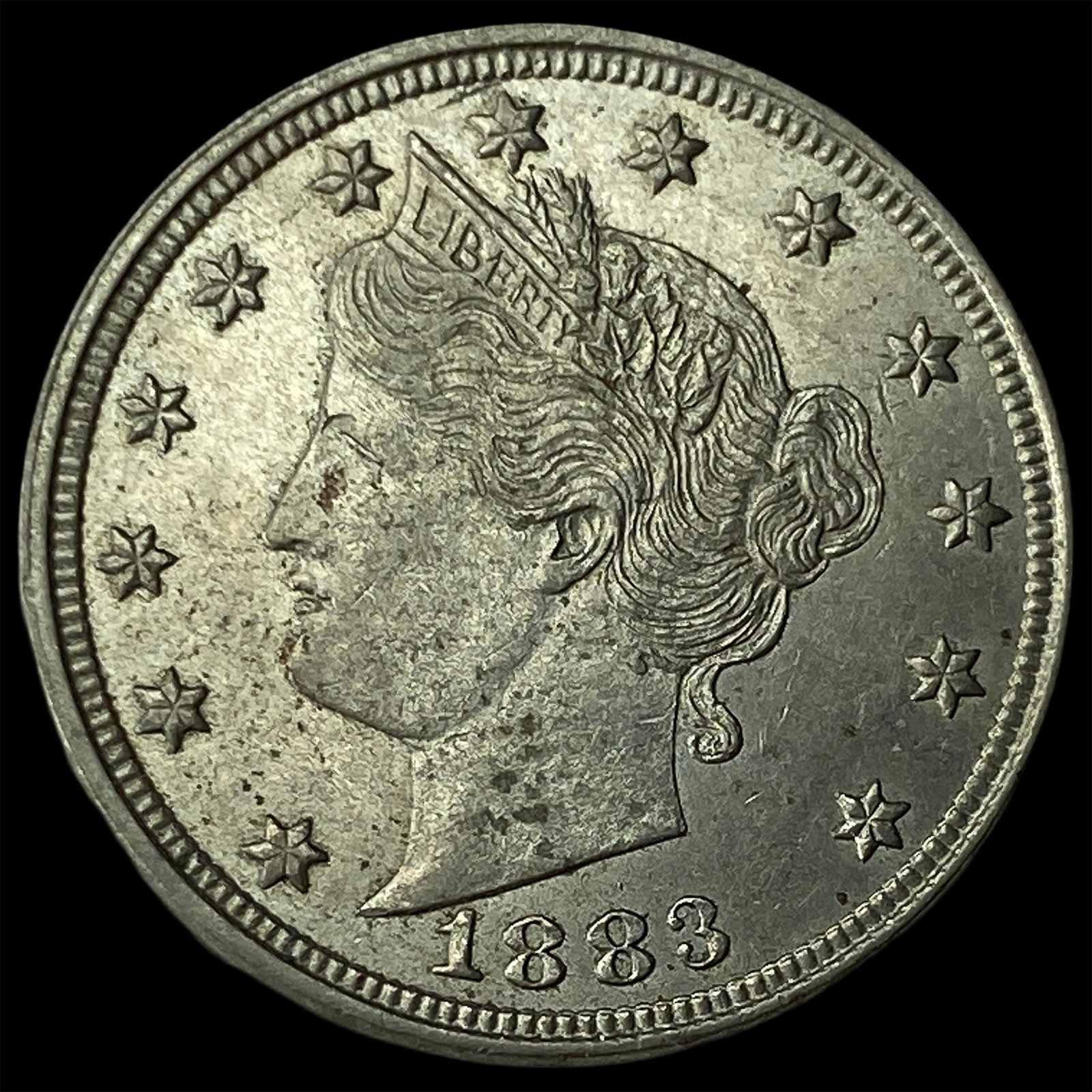 1883 Liberty Head Nickel No Cents UNCIRCULATED: 1883 Liberty Head Nickel No Cents UNCIRCULATED
