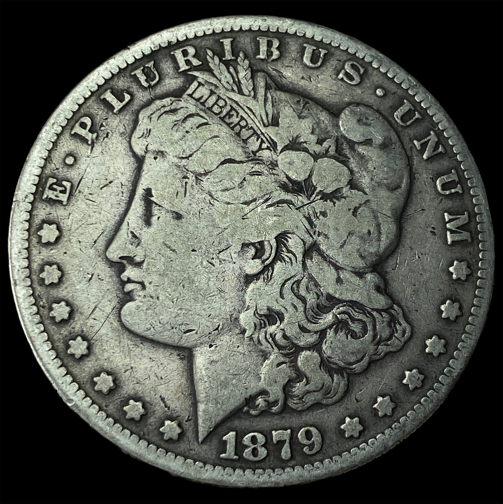 1879-S Silver Morgan Dollar LIGHTLY CIRCULATED: 1879-S Silver Morgan Dollar LIGHTLY CIRCULATED