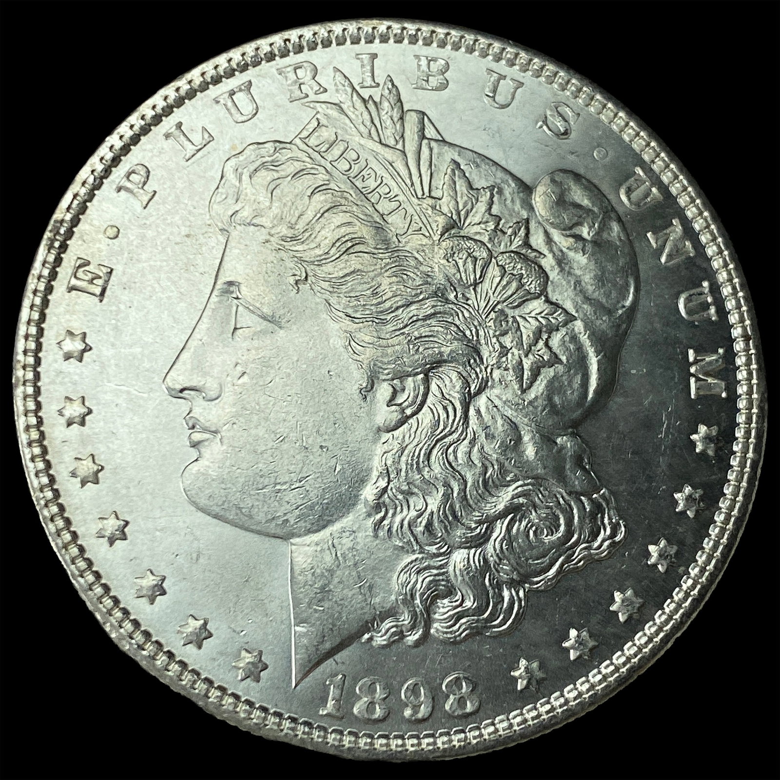 1898 Morgan Silver Dollar CHOICE BU: 1898 Morgan Silver Dollar CHOICE BU