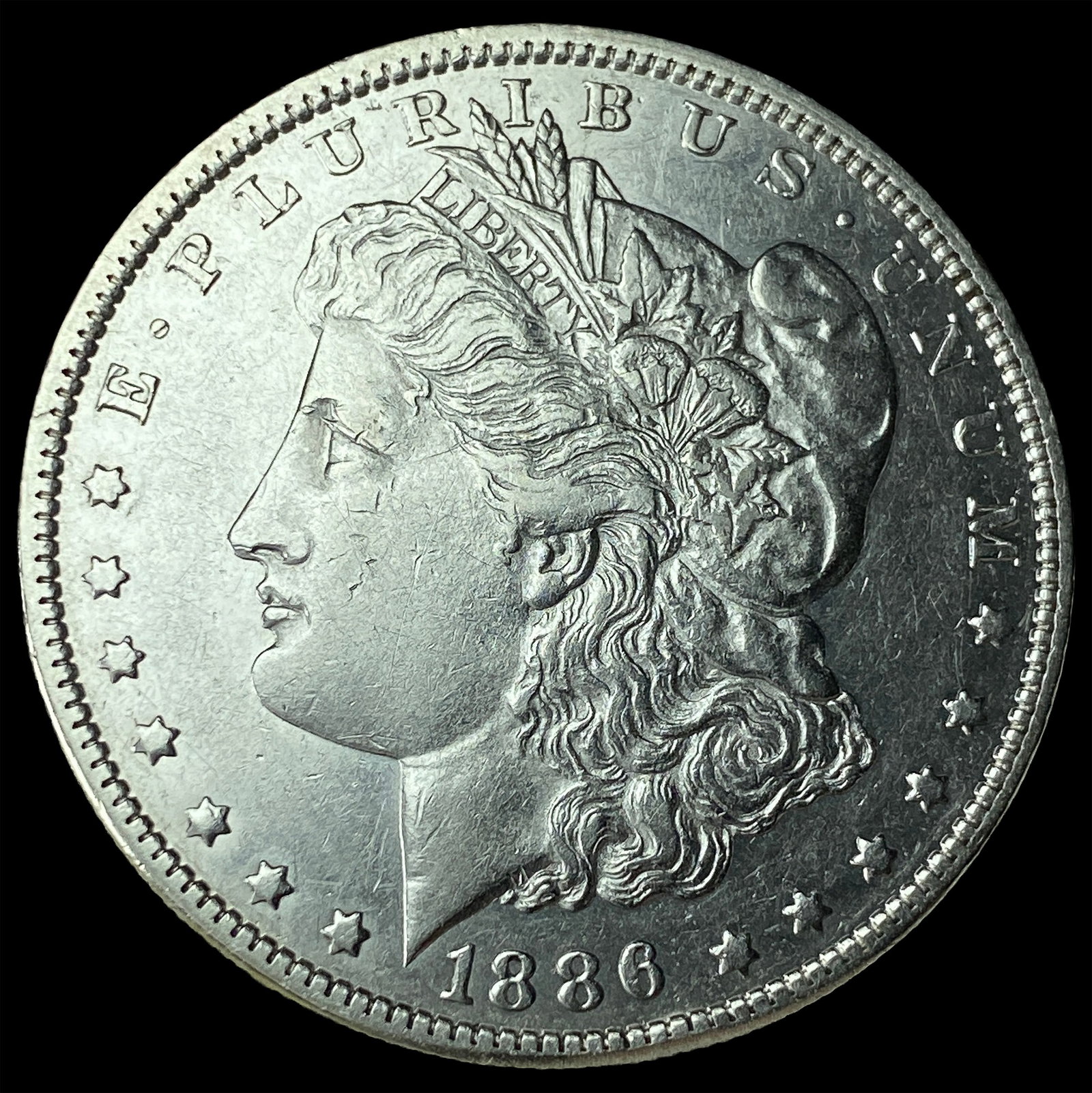 1886-O Silver Morgan Dollar CHOICE AU: 1886-O Silver Morgan Dollar CHOICE AU