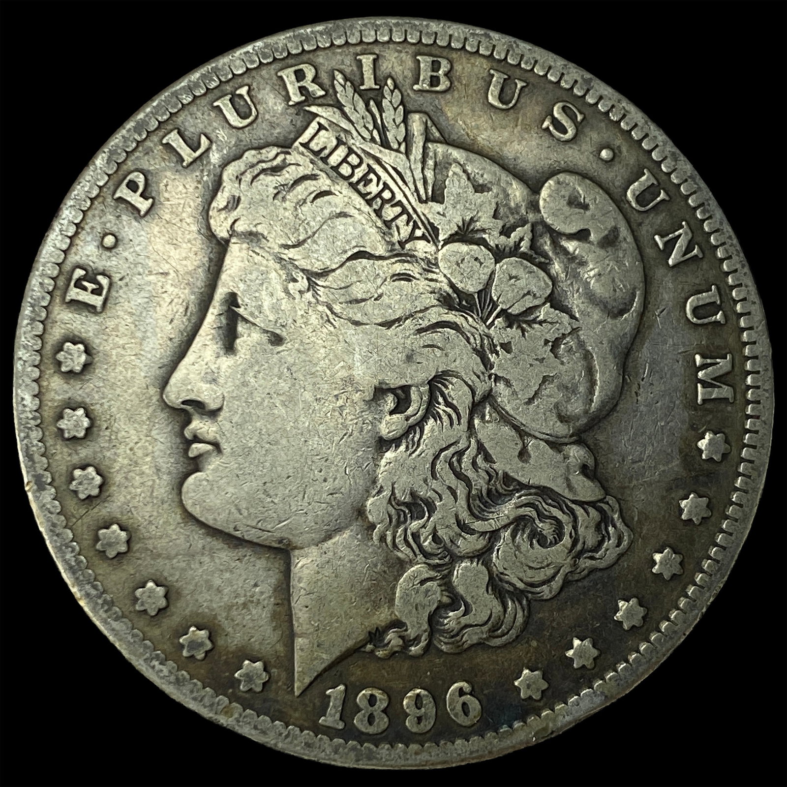 1896-S Silver Morgan Dollar LIGHTLY CIRCULATED: 1896-S Silver Morgan Dollar LIGHTLY CIRCULATED