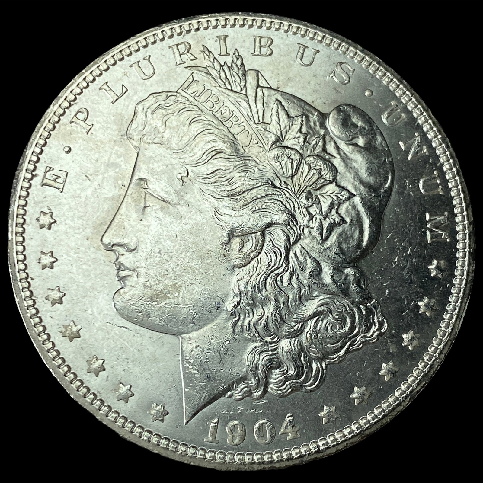 1904-O Silver Morgan Dollar UNCIRCULATED: 1904-O Silver Morgan Dollar UNCIRCULATED