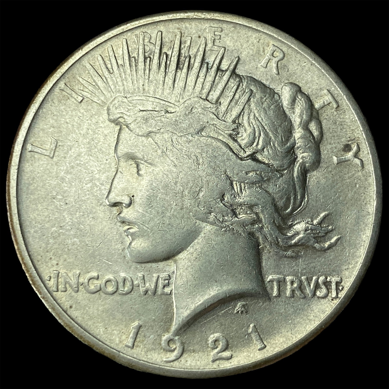 1921 Silver Peace Dollar CLOSELY UNCIRCULATED: 1921 Silver Peace Dollar CLOSELY UNCIRCULATED
