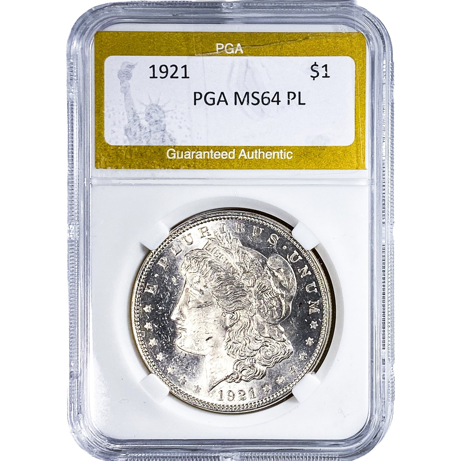 1921 Morgan Silver Dollar PGA MS64 PL (1 of 2)