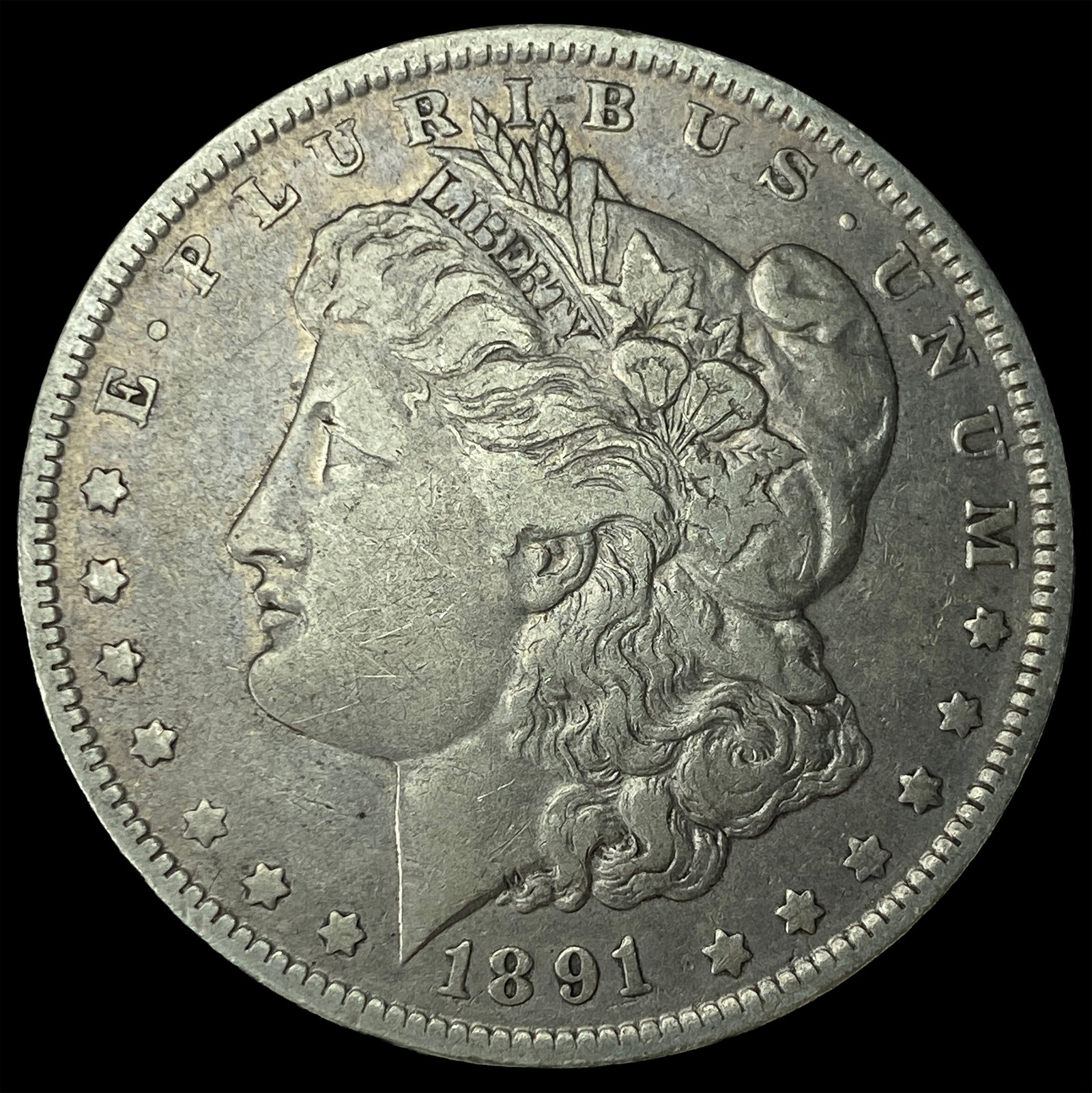 1891-O Silver Morgan Dollar LIGHTLY CIRCULATED: 1891-O Silver Morgan Dollar LIGHTLY CIRCULATED