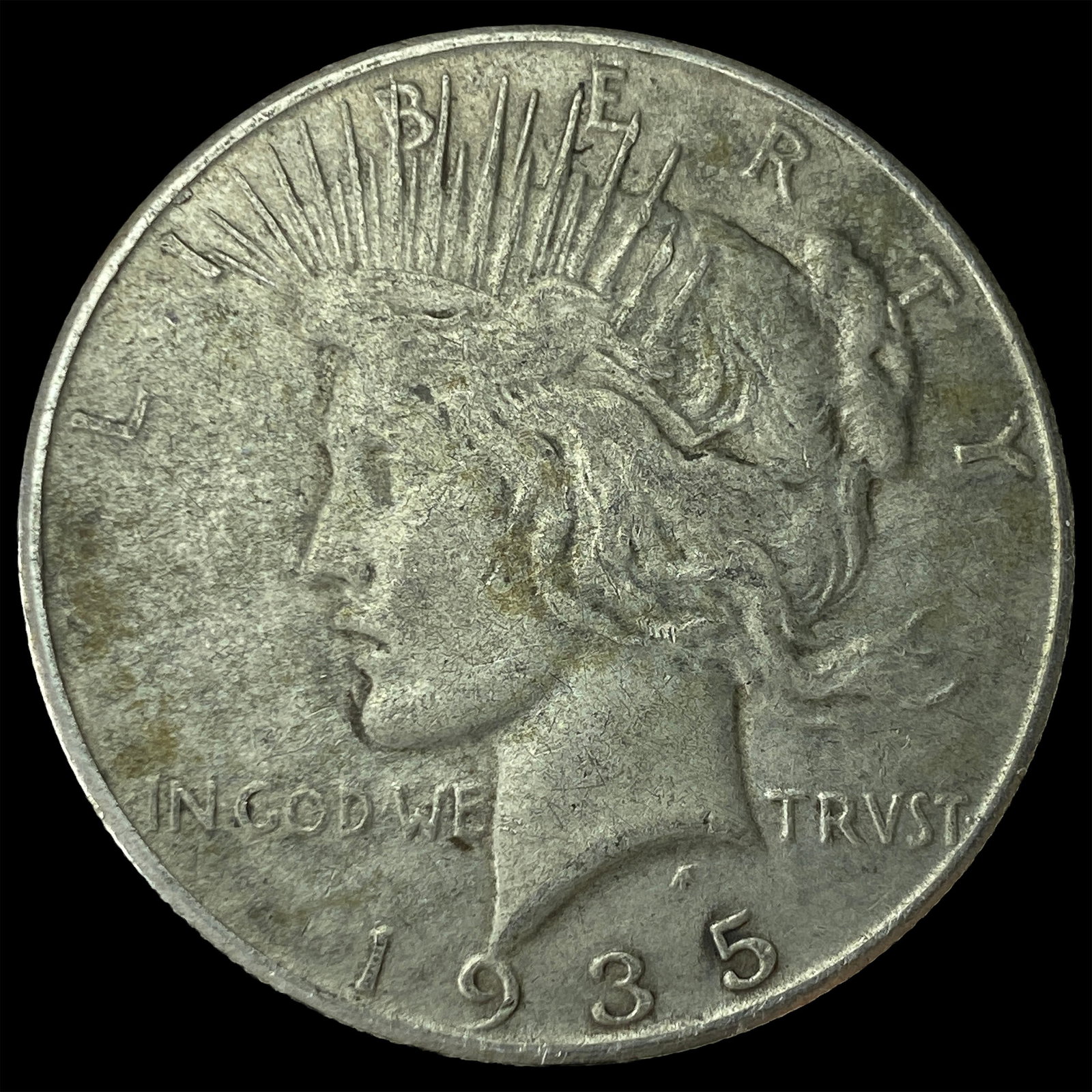 1935 Silver Peace Dollar LIGHTLY CIRCULATED: 1935 Silver Peace Dollar LIGHTLY CIRCULATED