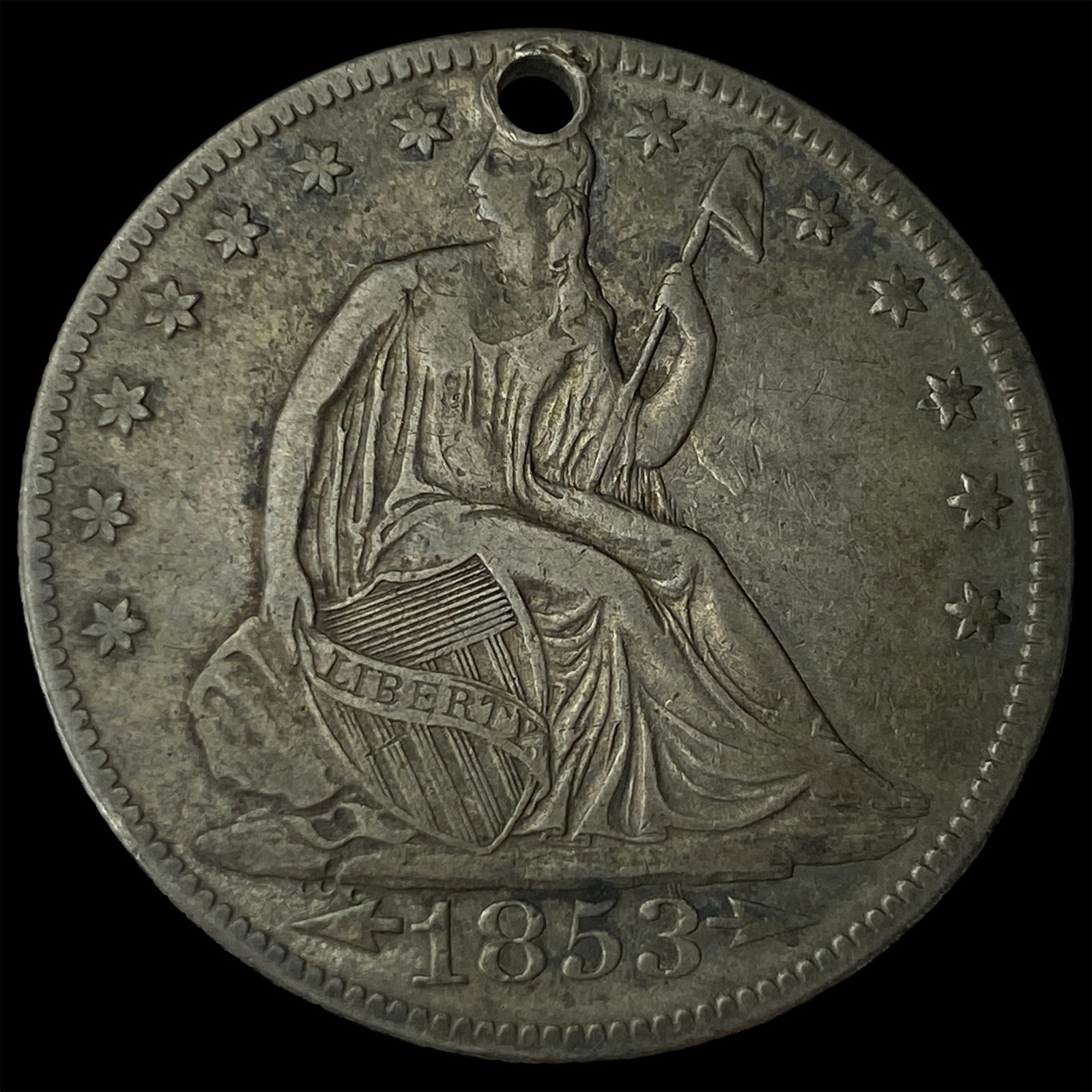 1853 Arrows Seated Liberty Half Dollar HIGH GRADE: 1853 Arrows Seated Liberty Half Dollar HIGH GRADE