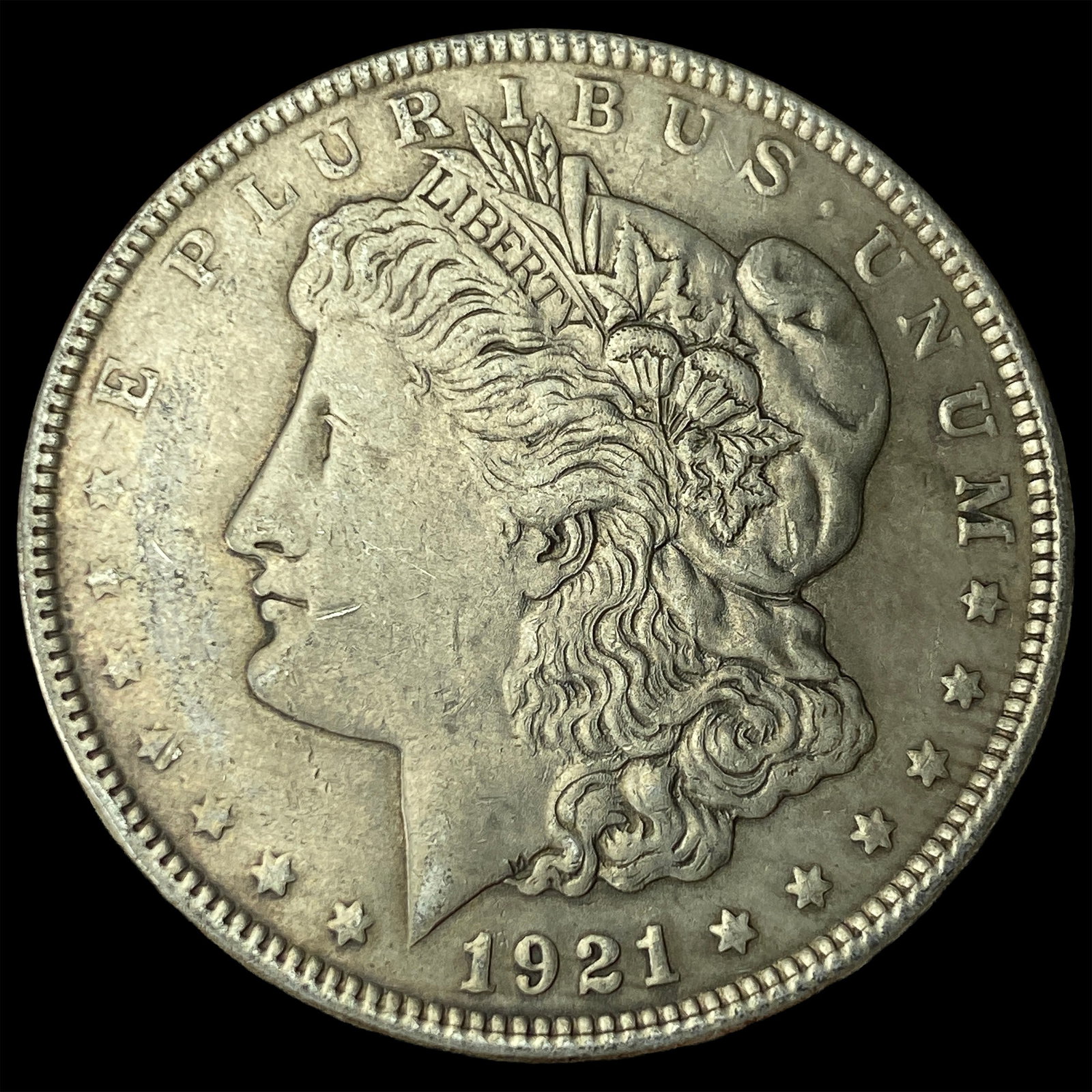 1921 Silver Morgan Dollar NEARLY UNCIRCULATED