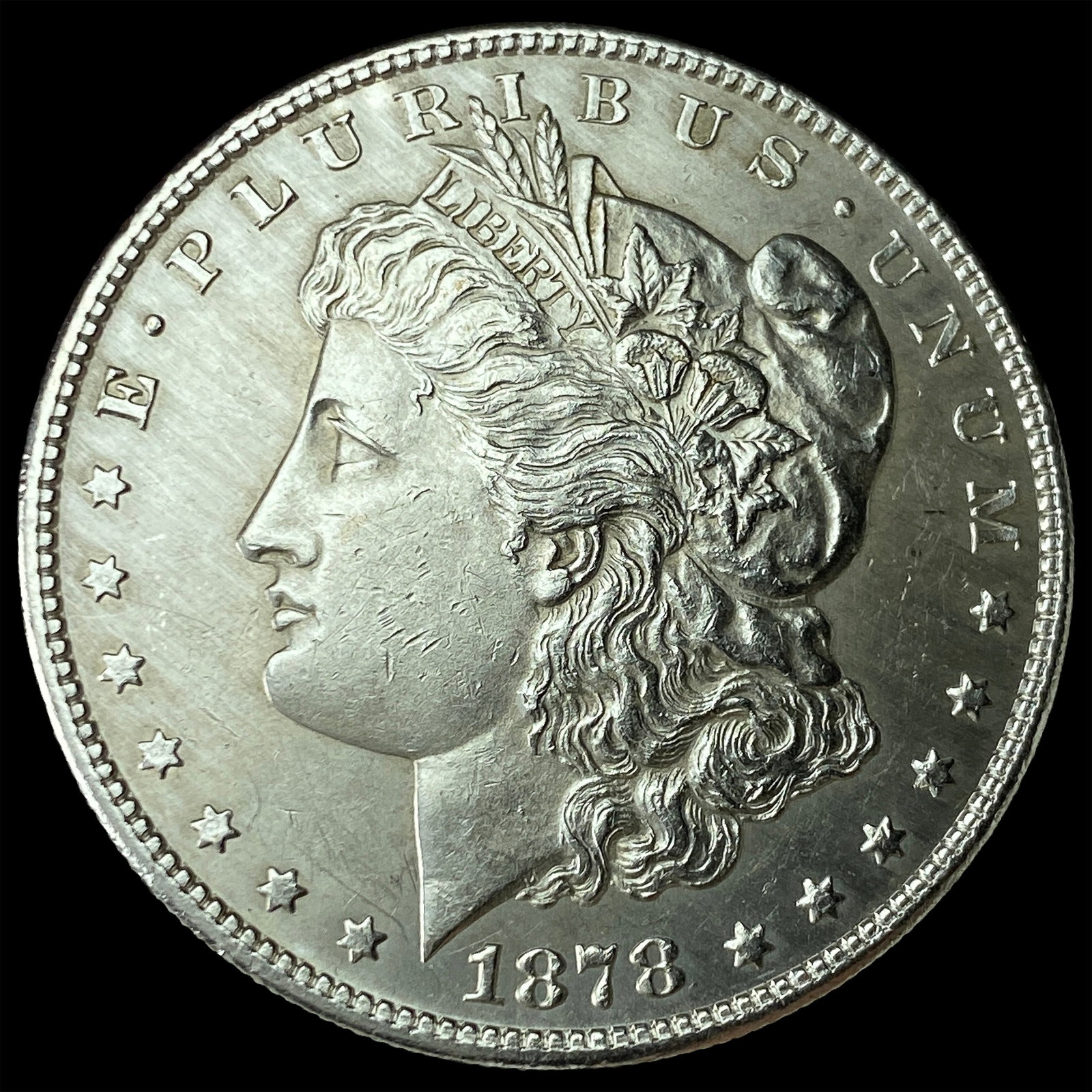 1878-S Silver Morgan Dollar CLOSELY UNCIRCULATED (1 of 2)