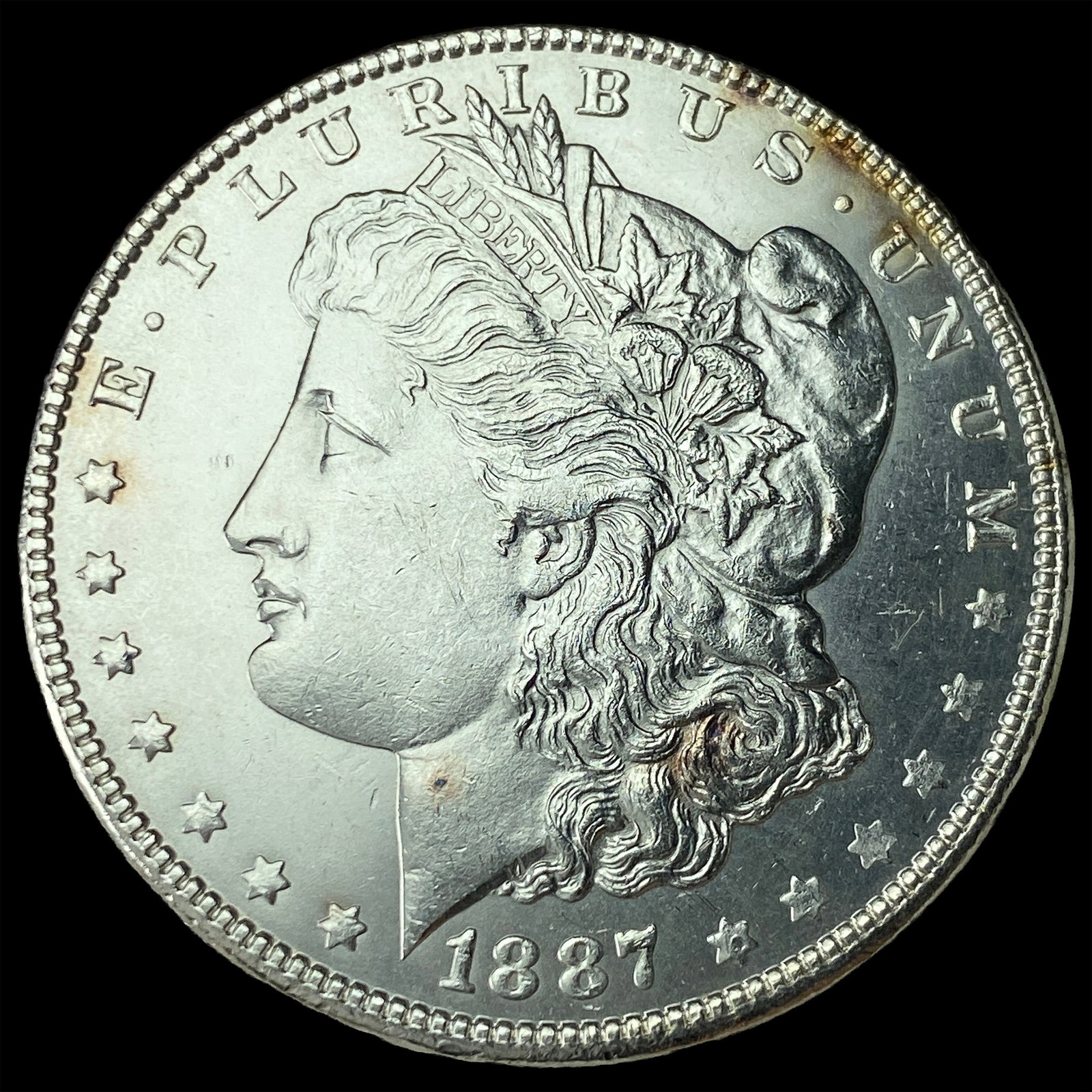 1887 Morgan Silver Dollar CHOICE BU: 1887 Morgan Silver Dollar CHOICE BU
