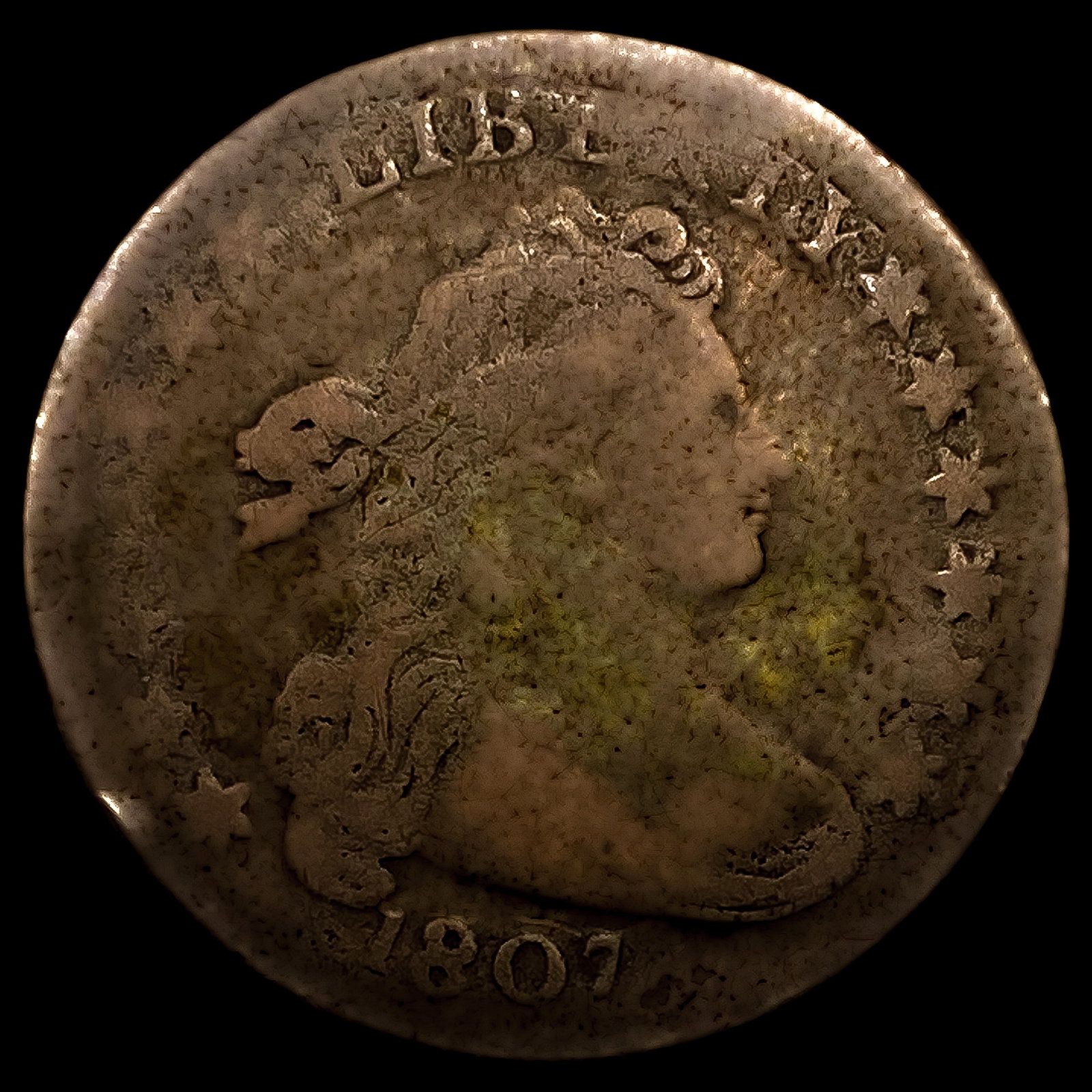 1807 Draped Bust Dime (1 of 2)