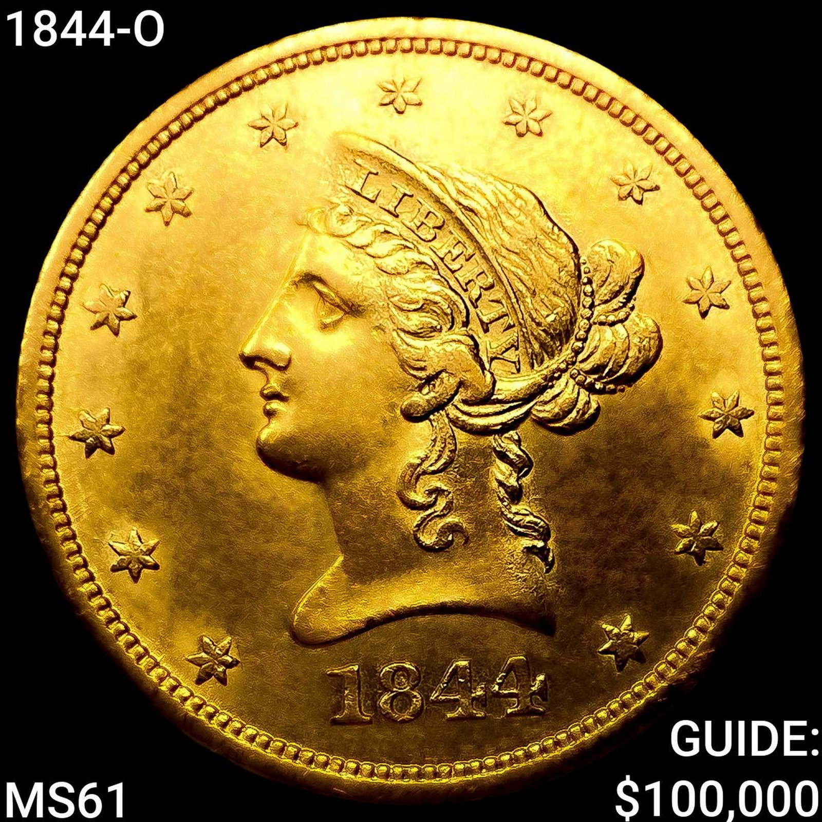 1844-O $10 Gold Eagle (1 of 2)