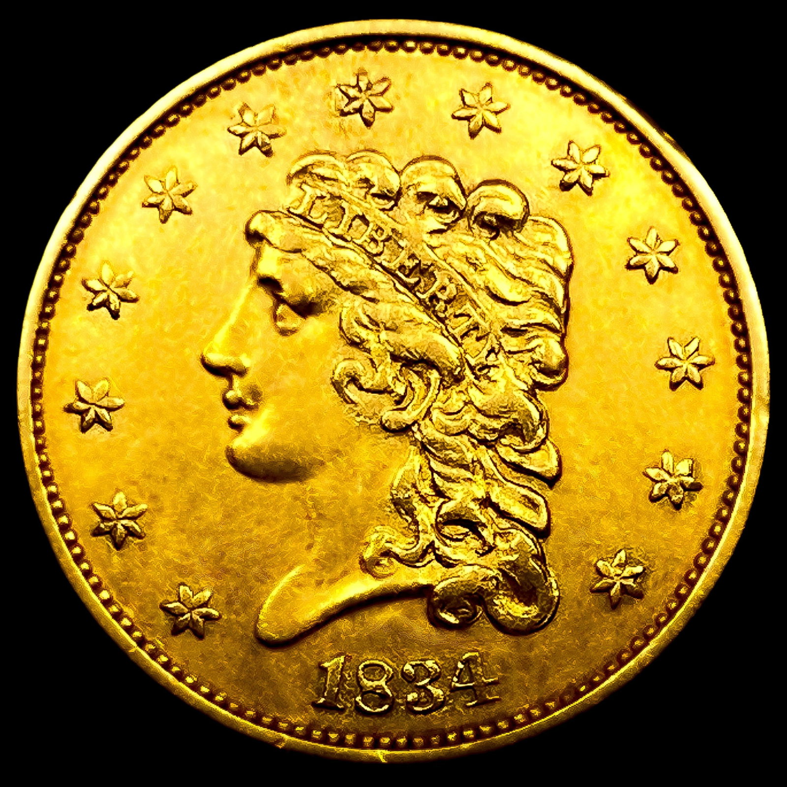 1834 $2.50 Gold Quarter Eagle (1 of 2)