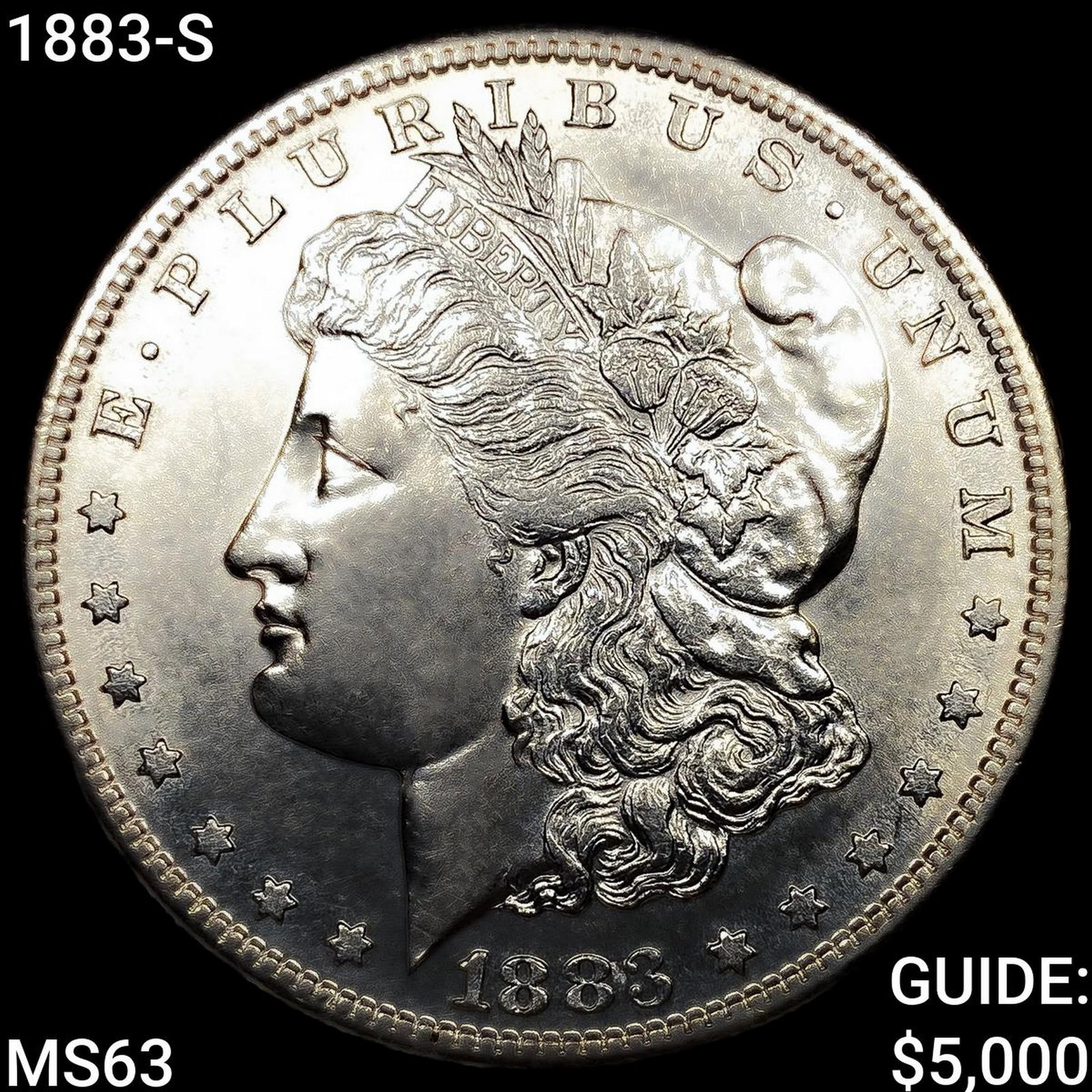 1883-S Morgan Silver Dollar CHOICE BU: 1883-S Morgan Silver Dollar CHOICE BU