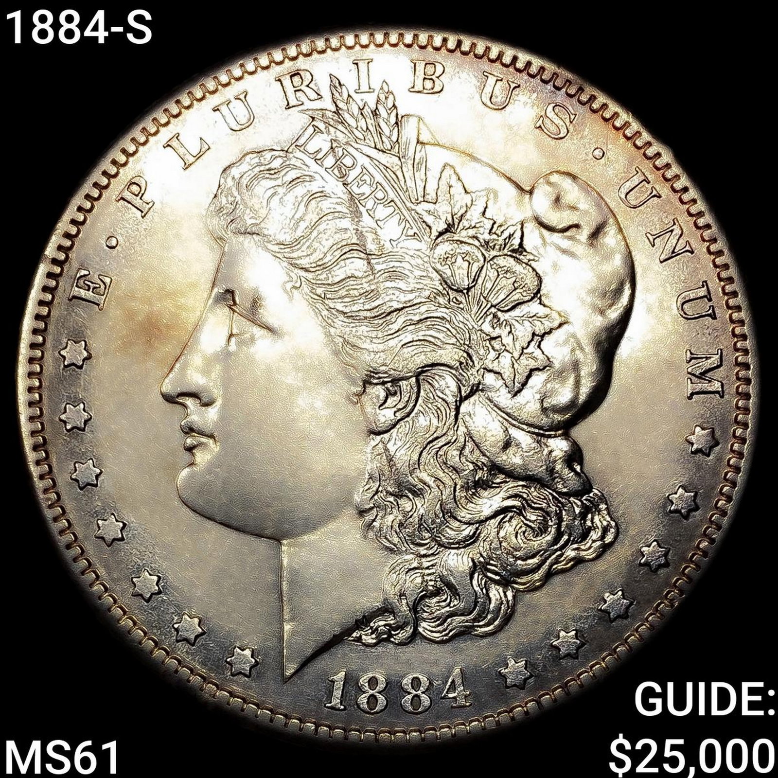 1884-S Morgan Silver Dollar UNCIRCULATED: 1884-S Morgan Silver Dollar UNCIRCULATED