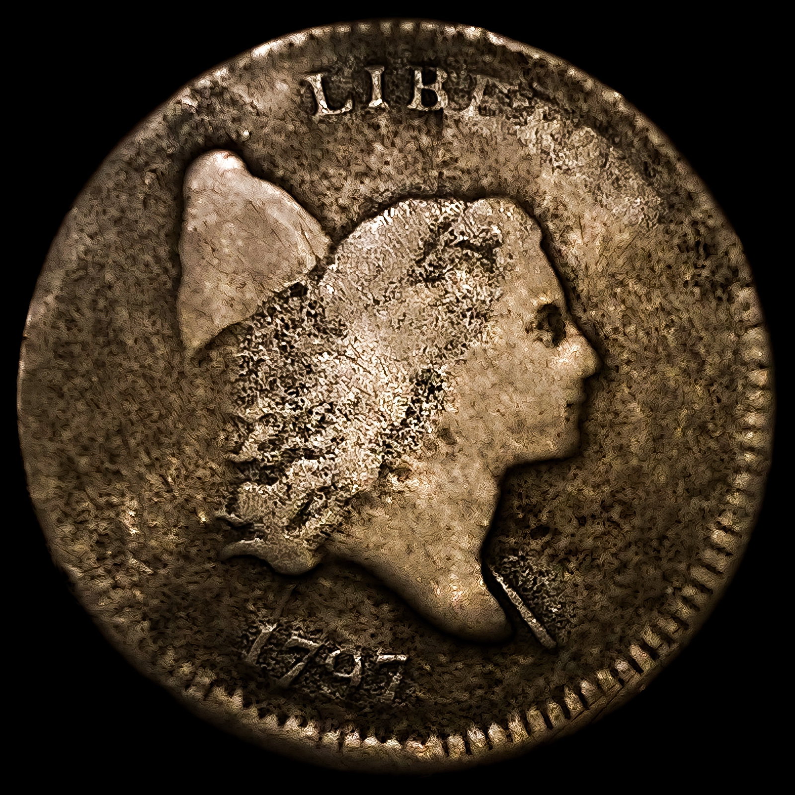1797 Liberty Cap Half Cent (1 of 2)