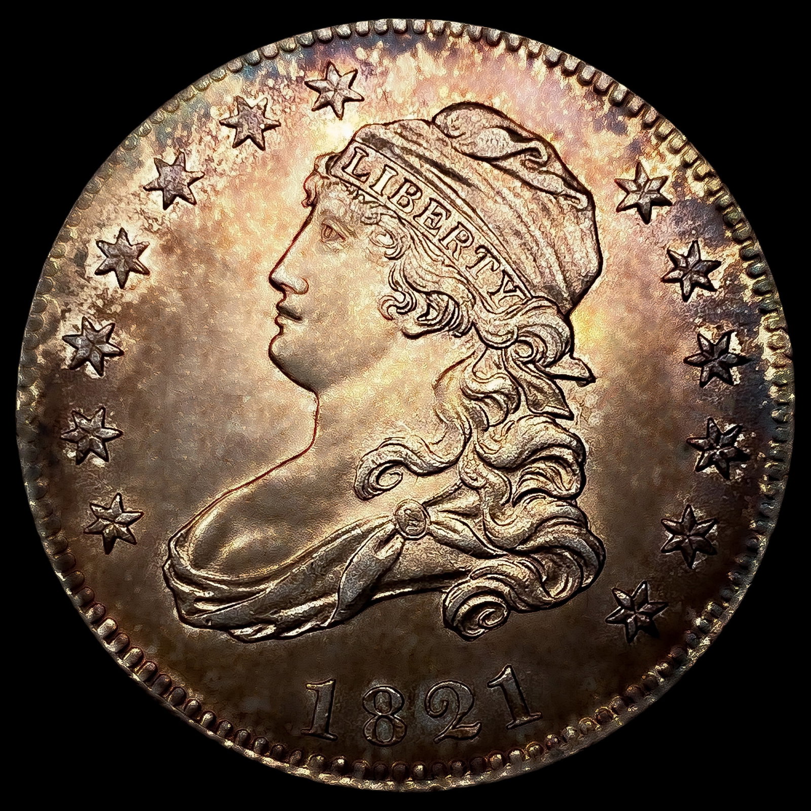 1821 Capped Bust Quarter (1 of 2)
