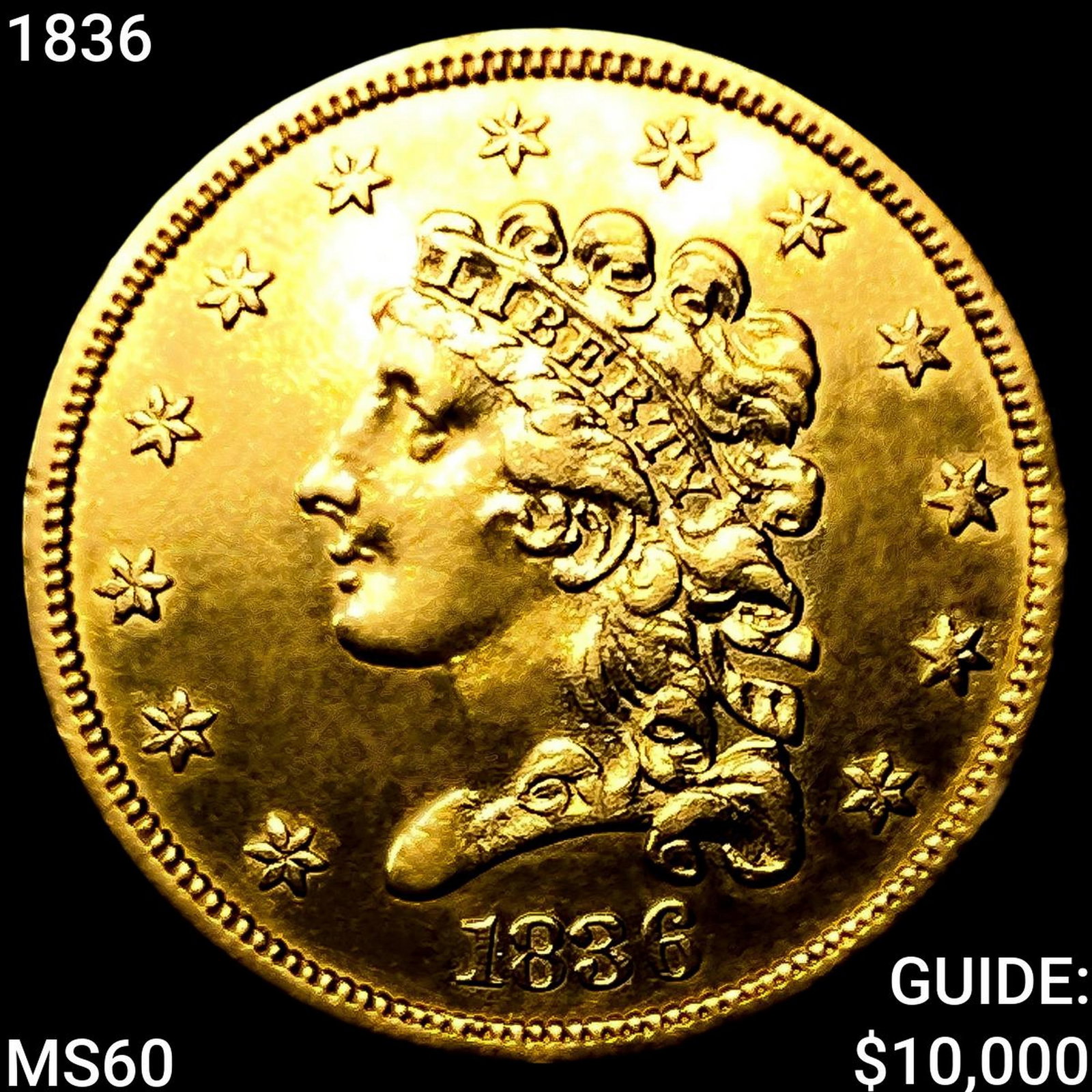 1836 $2.50 Gold Quarter Eagle (1 of 2)