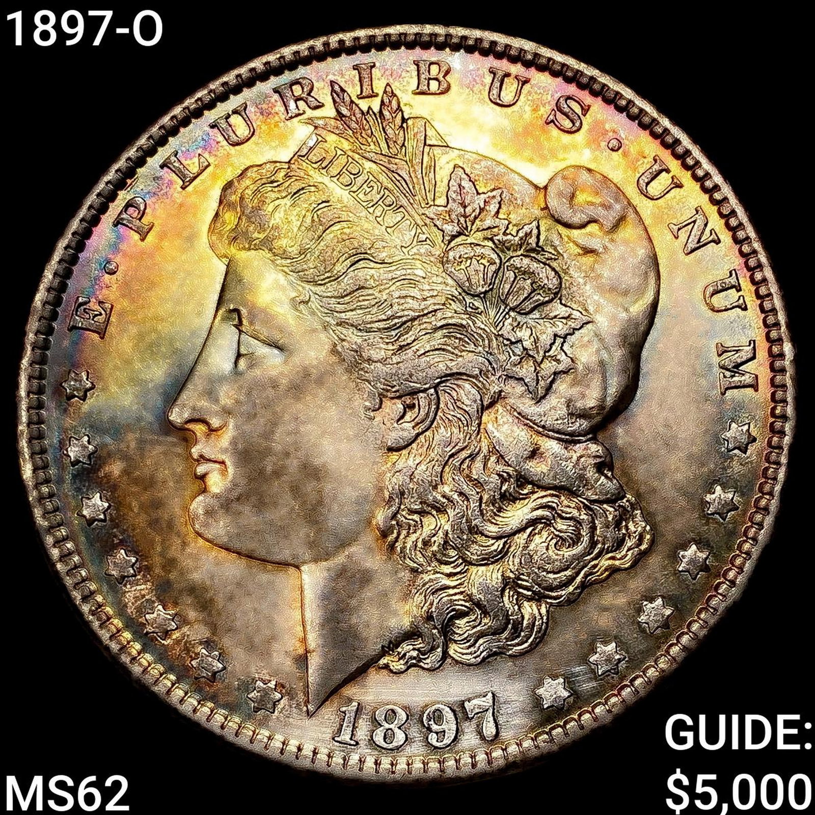 1897-O Morgan Silver Dollar UNCIRCULATED: 1897-O Morgan Silver Dollar UNCIRCULATED