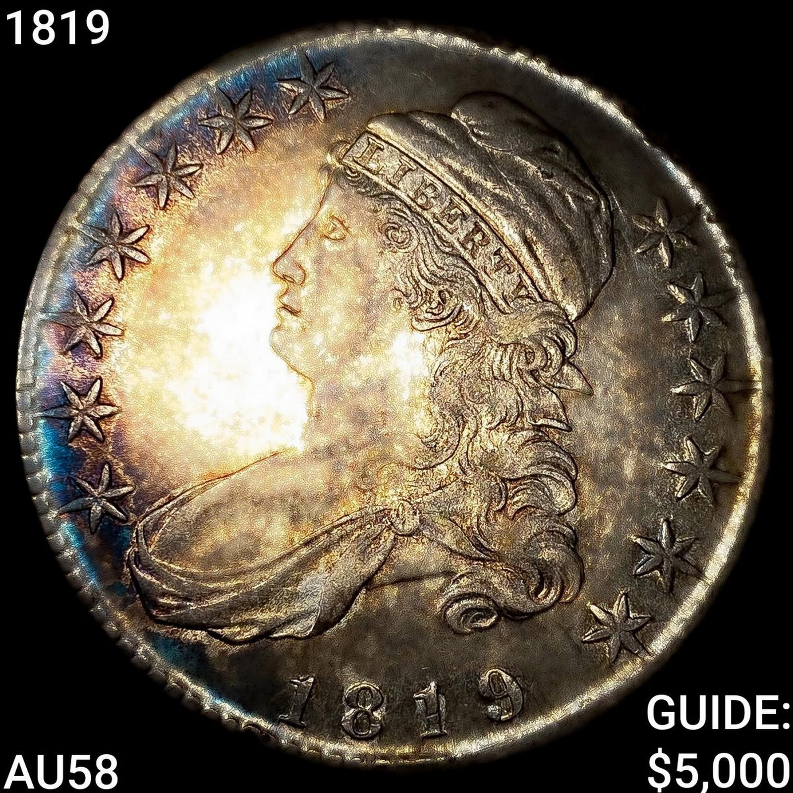 1819 Capped Bust Half Dollar (1 of 2)