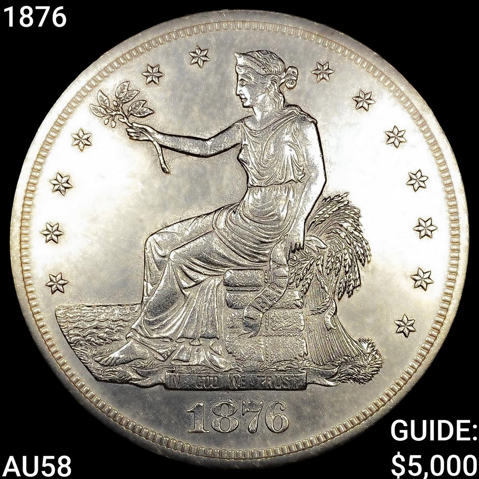 1876 Silver Trade Dollar (1 of 2)