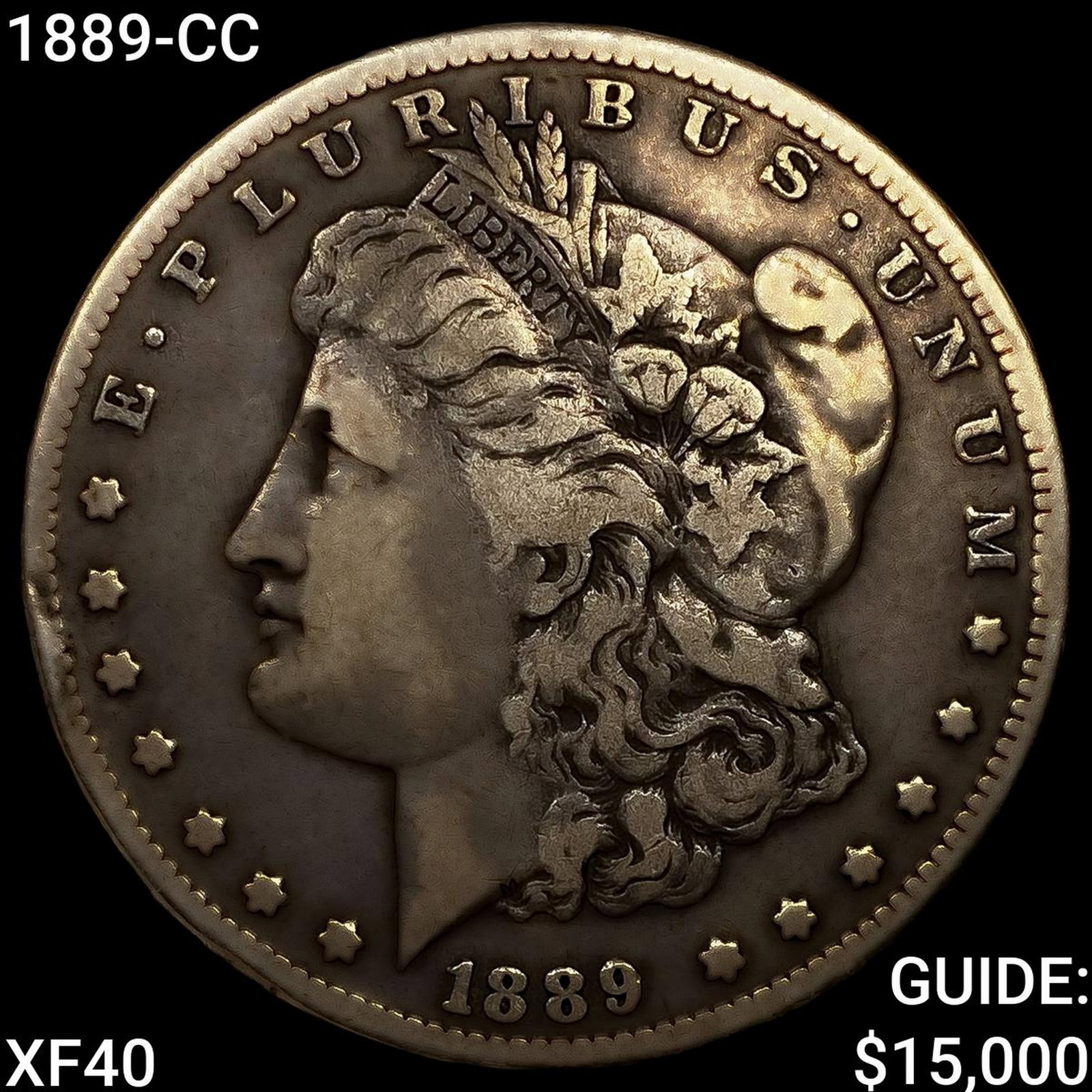 1889-CC Morgan Silver Dollar NEARLY UNCIRCULATED (1 of 2)