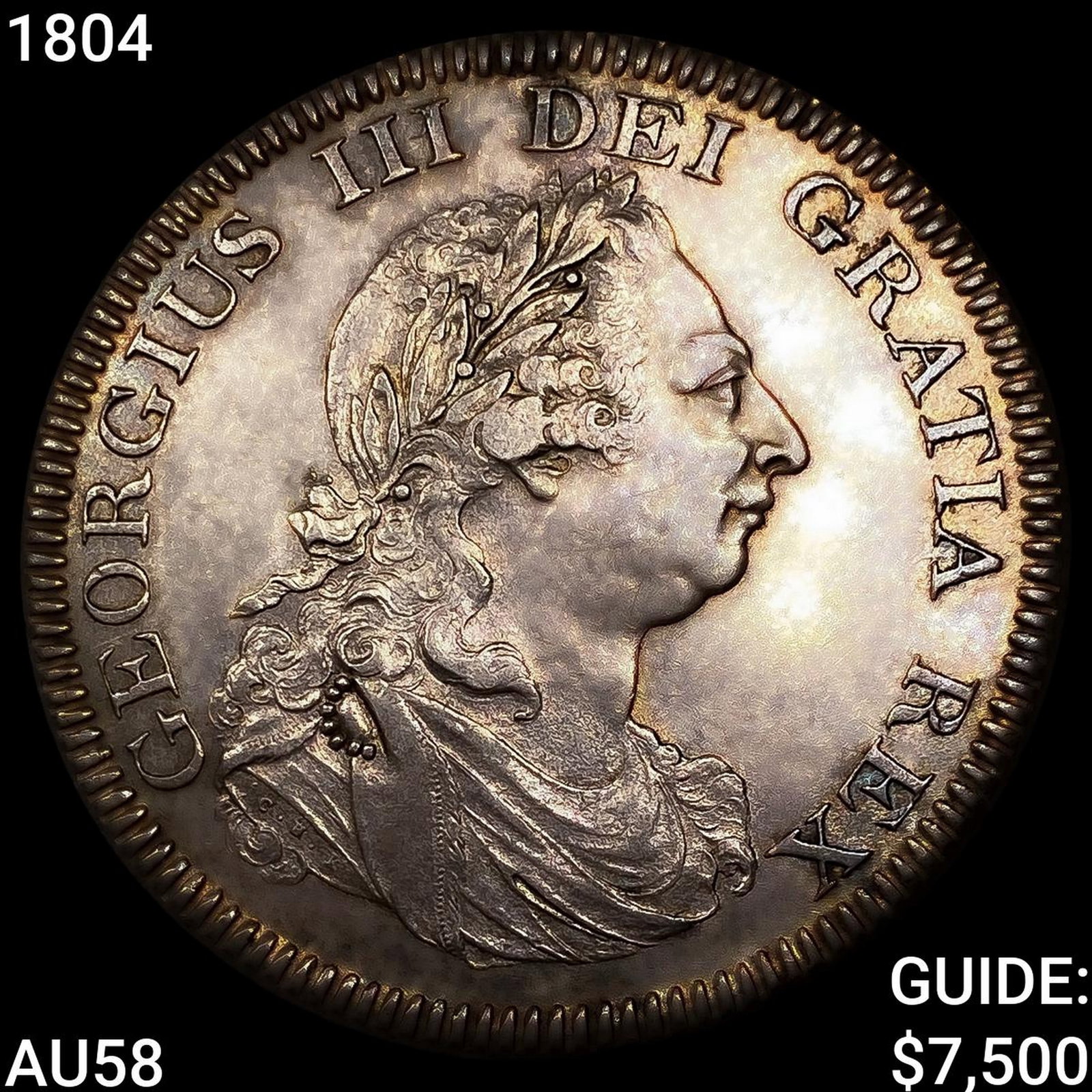 1804 Ireland 6 Shilling Silver Token Coinage (1 of 2)