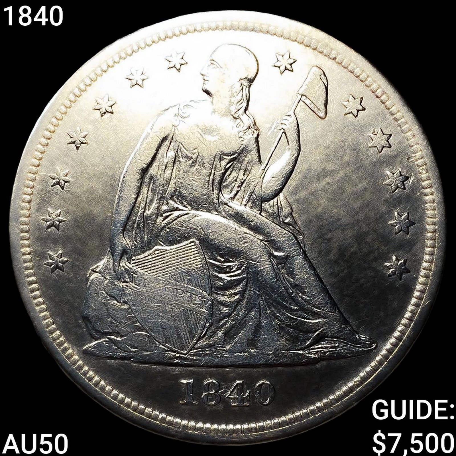 1840 Seated Liberty Dollar (1 of 2)