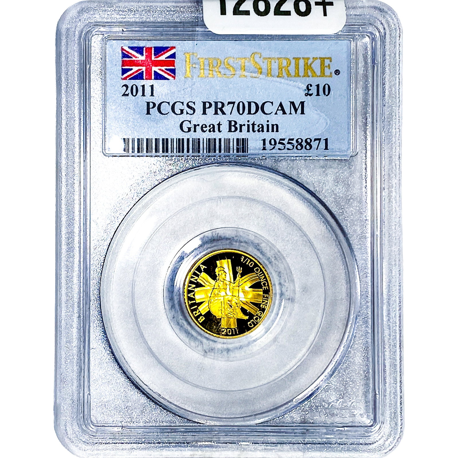 2011 Great Britain Gold £10 1/10oz AGW PCGS PR70: 2011 Great Britain Gold £10 1/10oz AGW PCGS PR70
