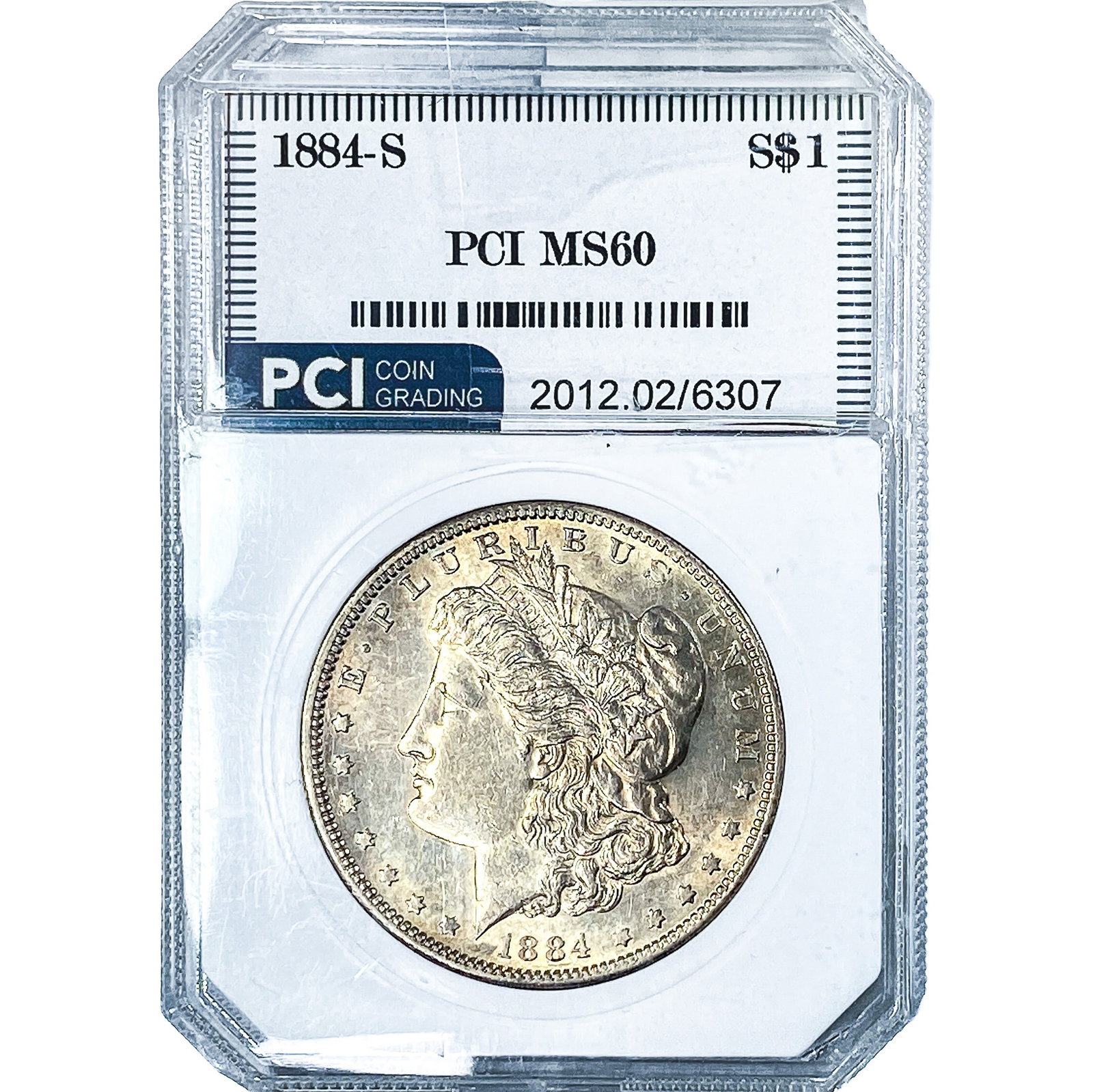 1884-S Morgan Silver Dollar PCI MS60 (1 of 4)