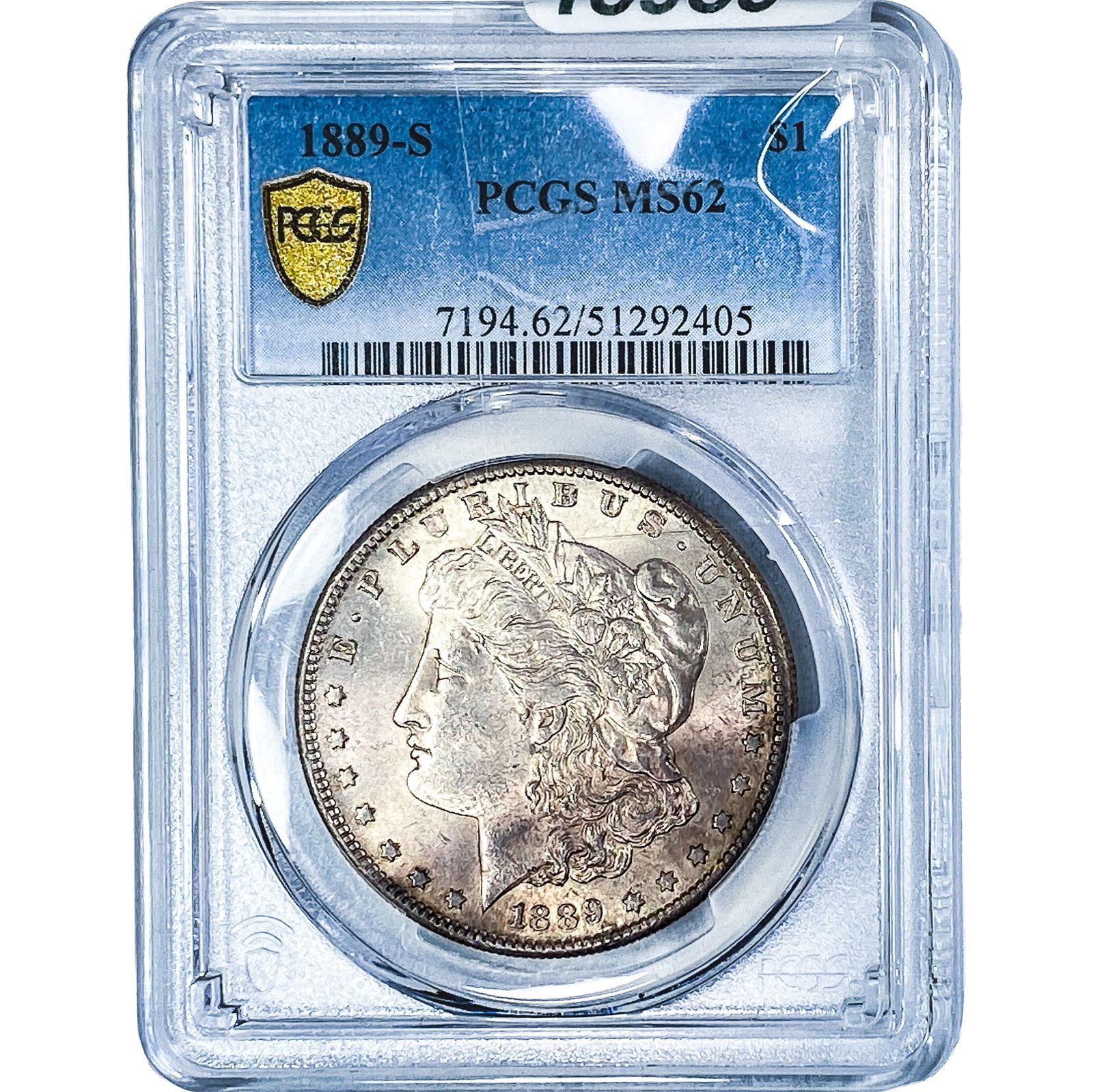 1889-S Morgan Silver Dollar PCGS MS62 (1 of 4)