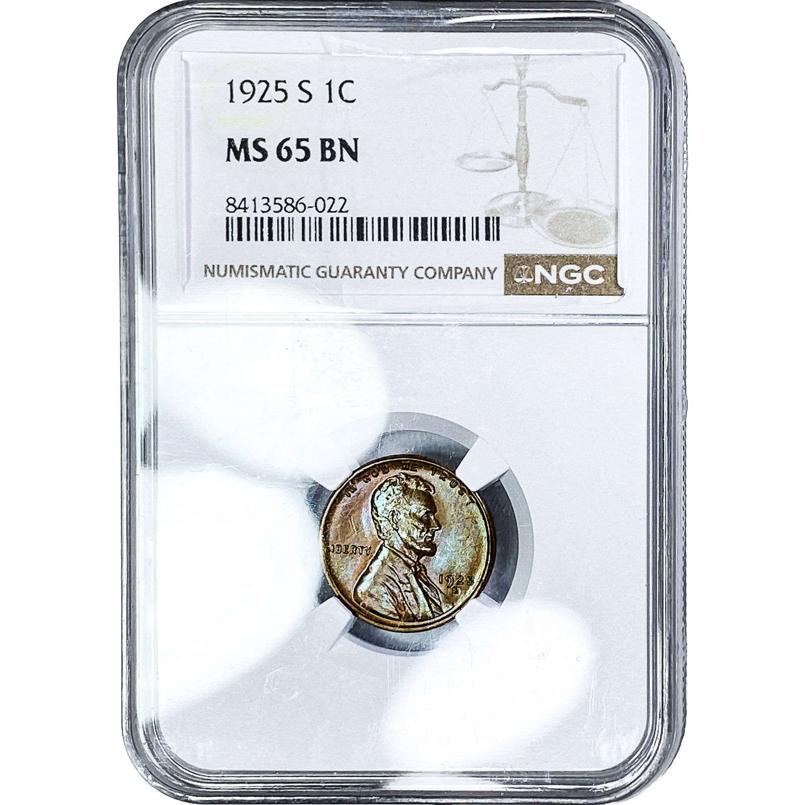 1925-S Wheat Cent NGC MS65 BN (1 of 4)