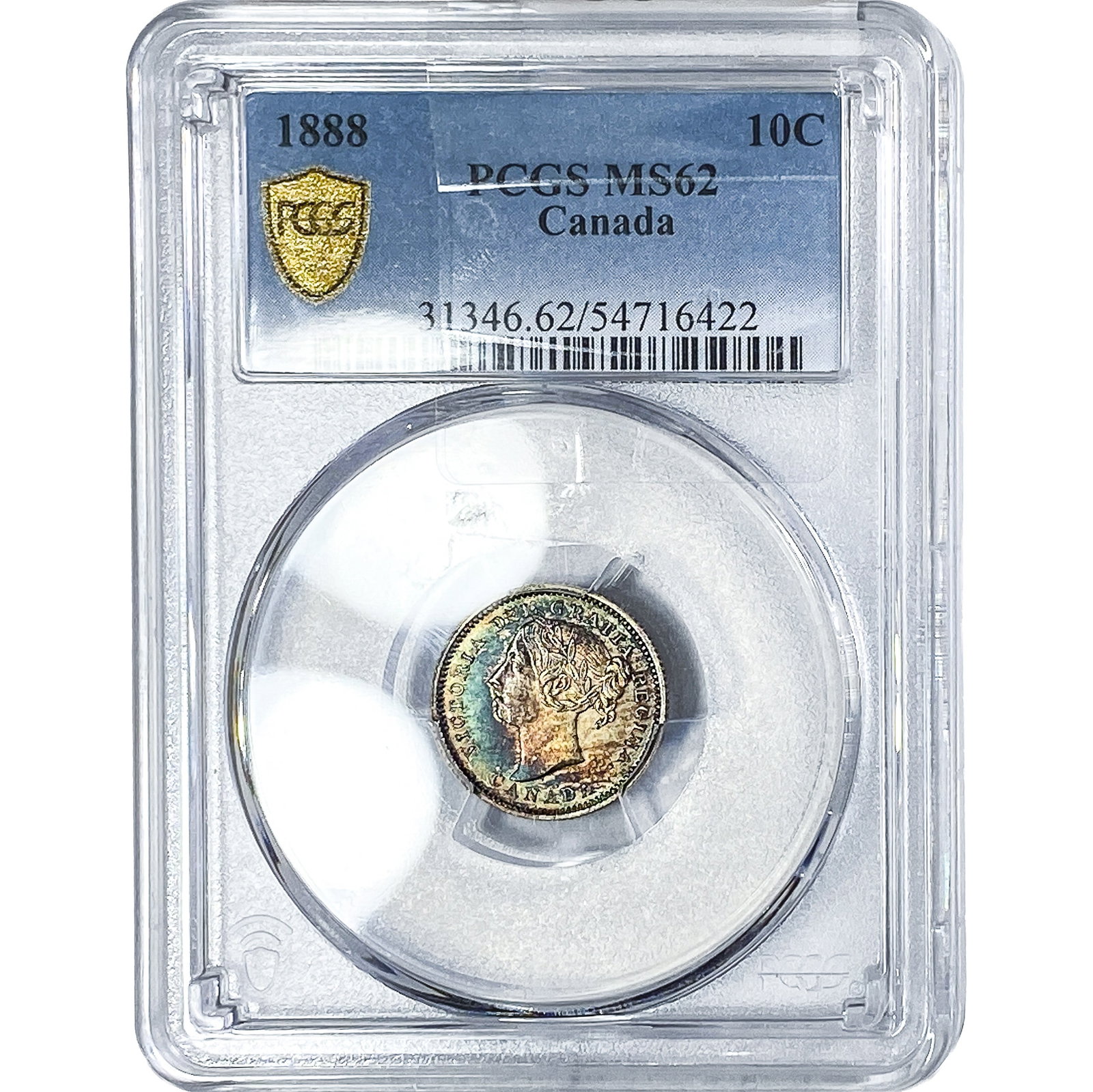 1888 10C Canada PCGS MS62 (1 of 4)
