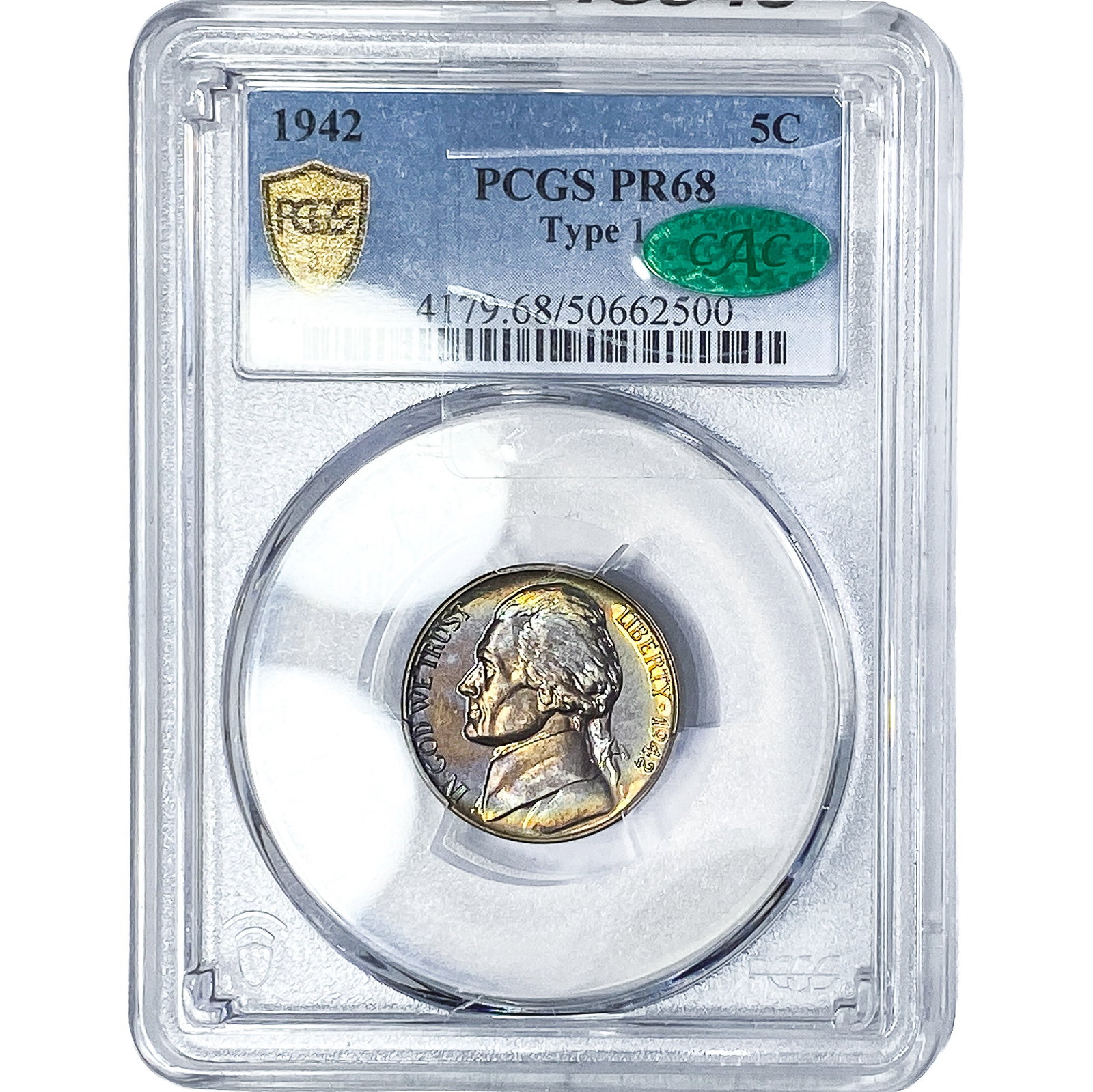 1942 Jefferson Nickel PCGS PR68 (1 of 4)