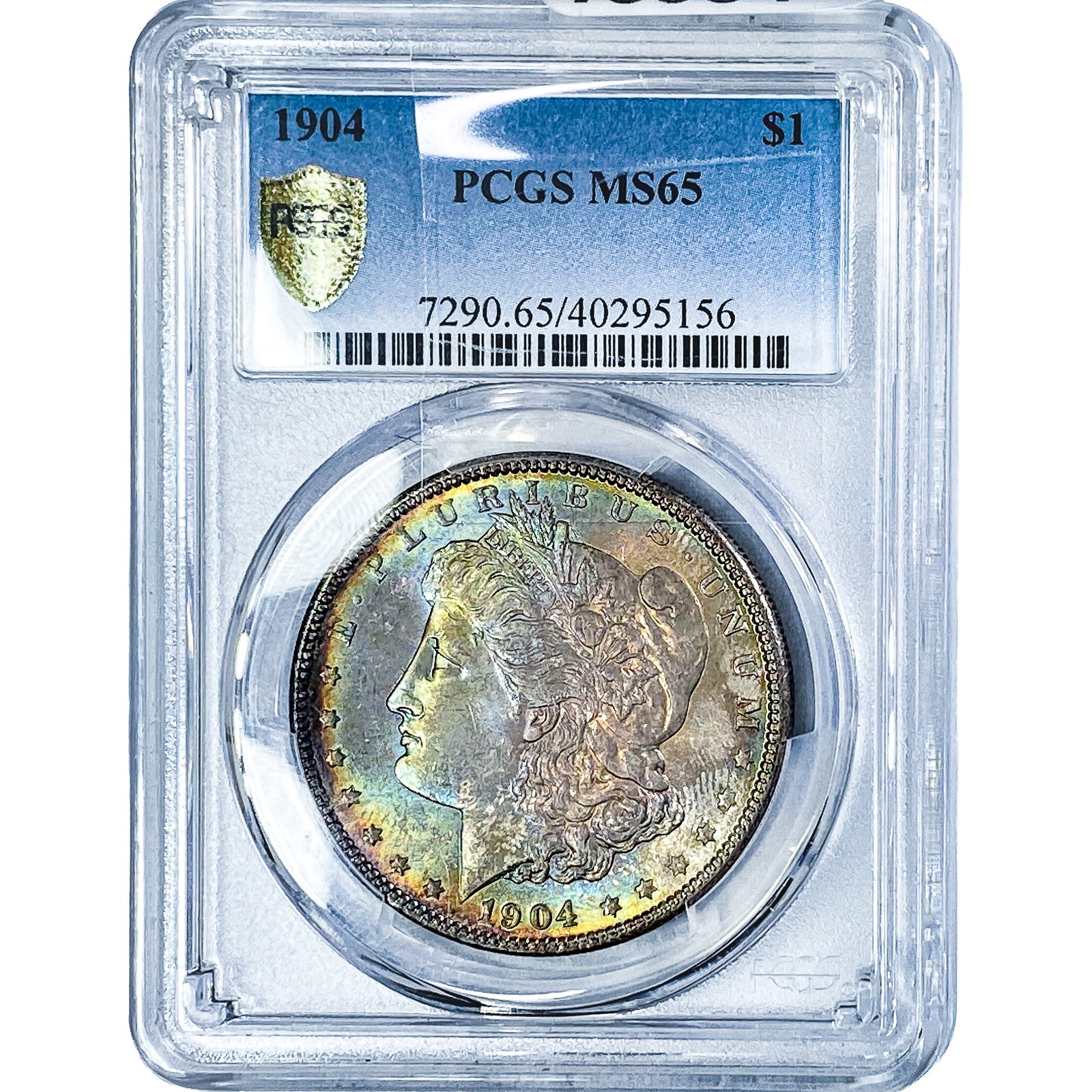 1904 Morgan Silver Dollar PCGS MS65: 1904 Morgan Silver Dollar PCGS MS65